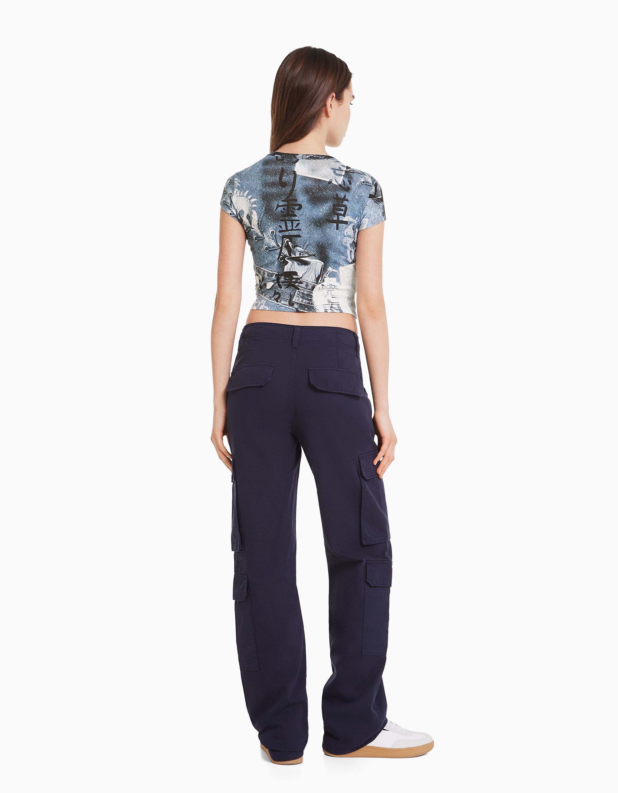 Camiseta manga corta print