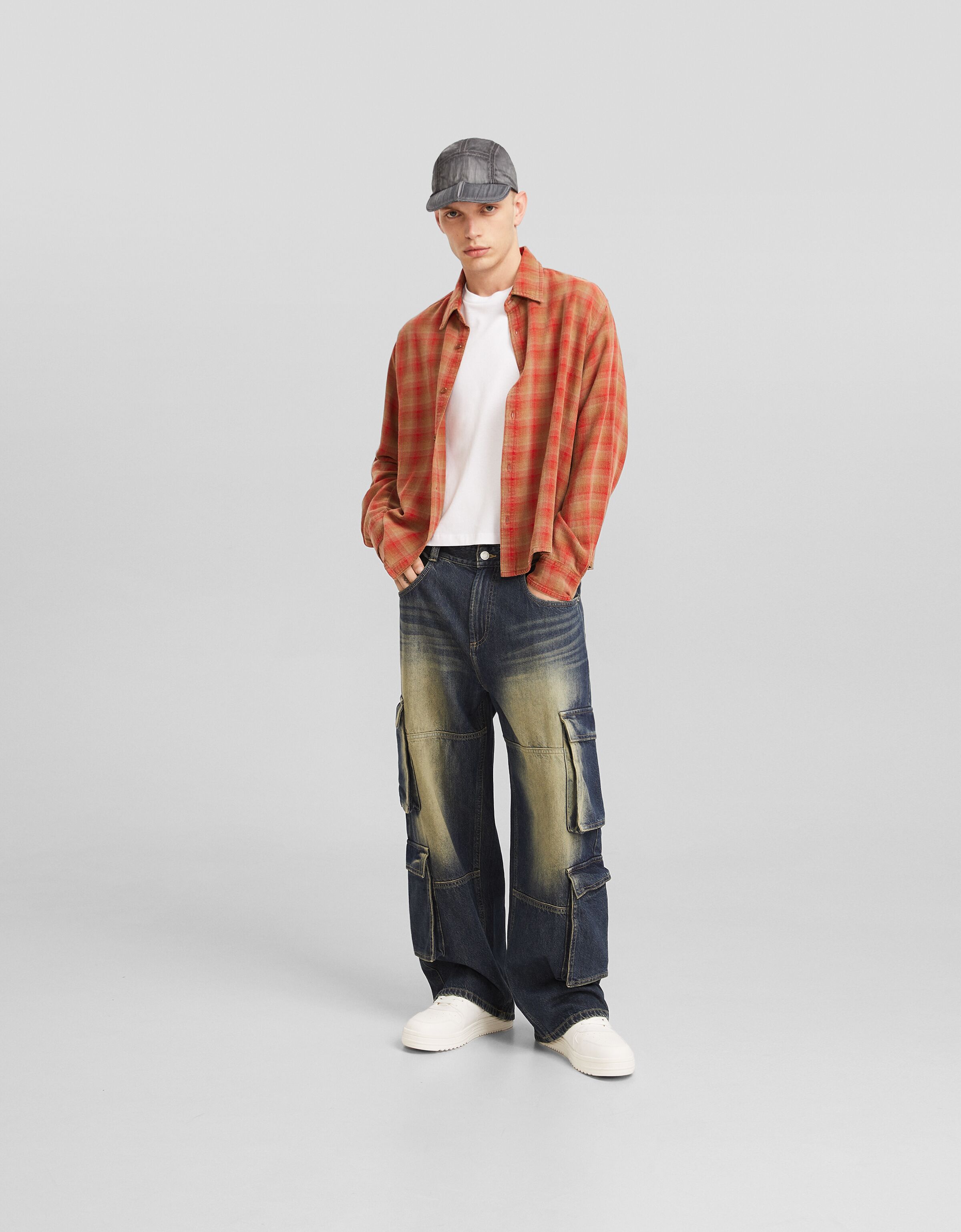 Jeans cargo baggy