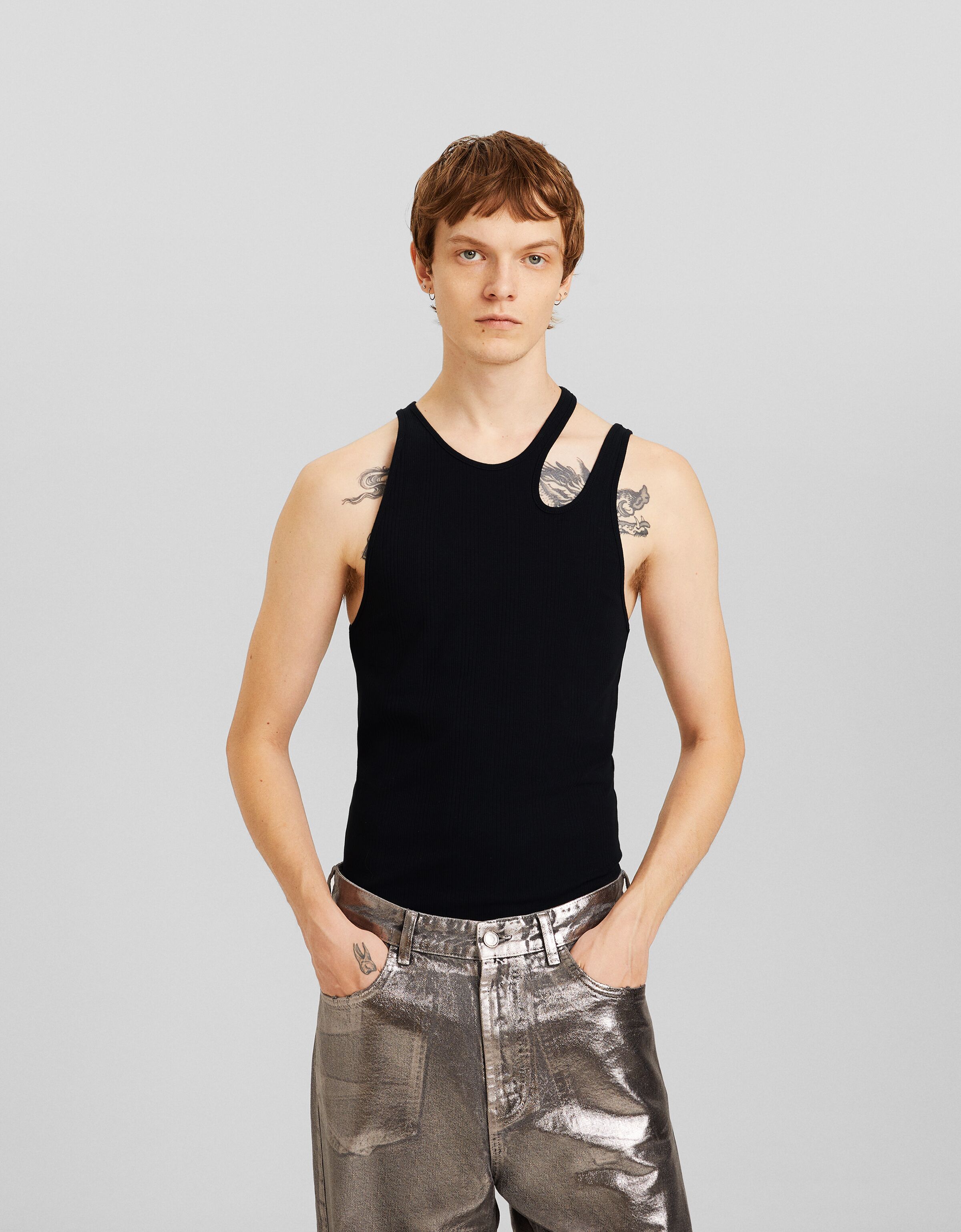 Camiseta tirantes rib