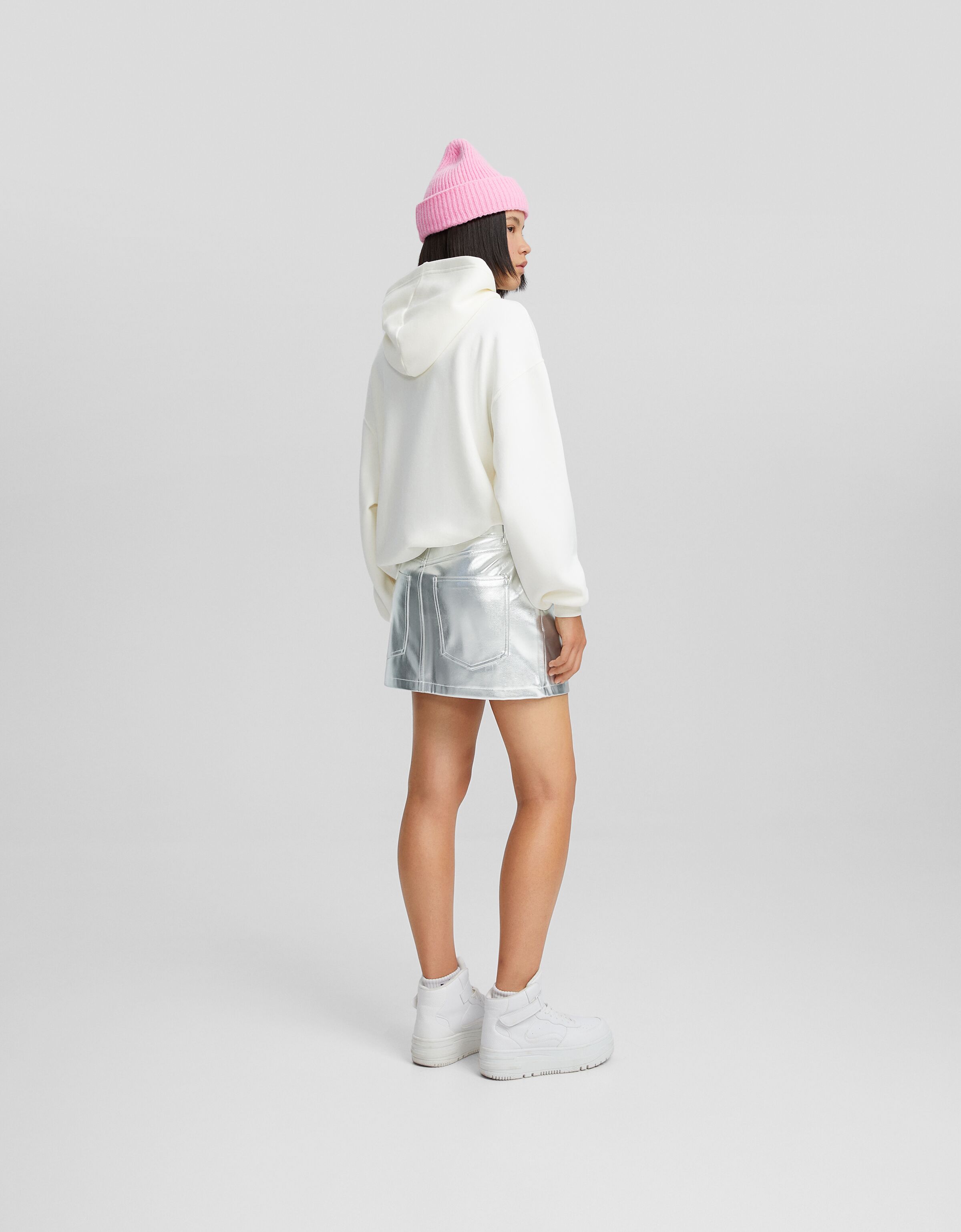 Sudadera capucha print New York