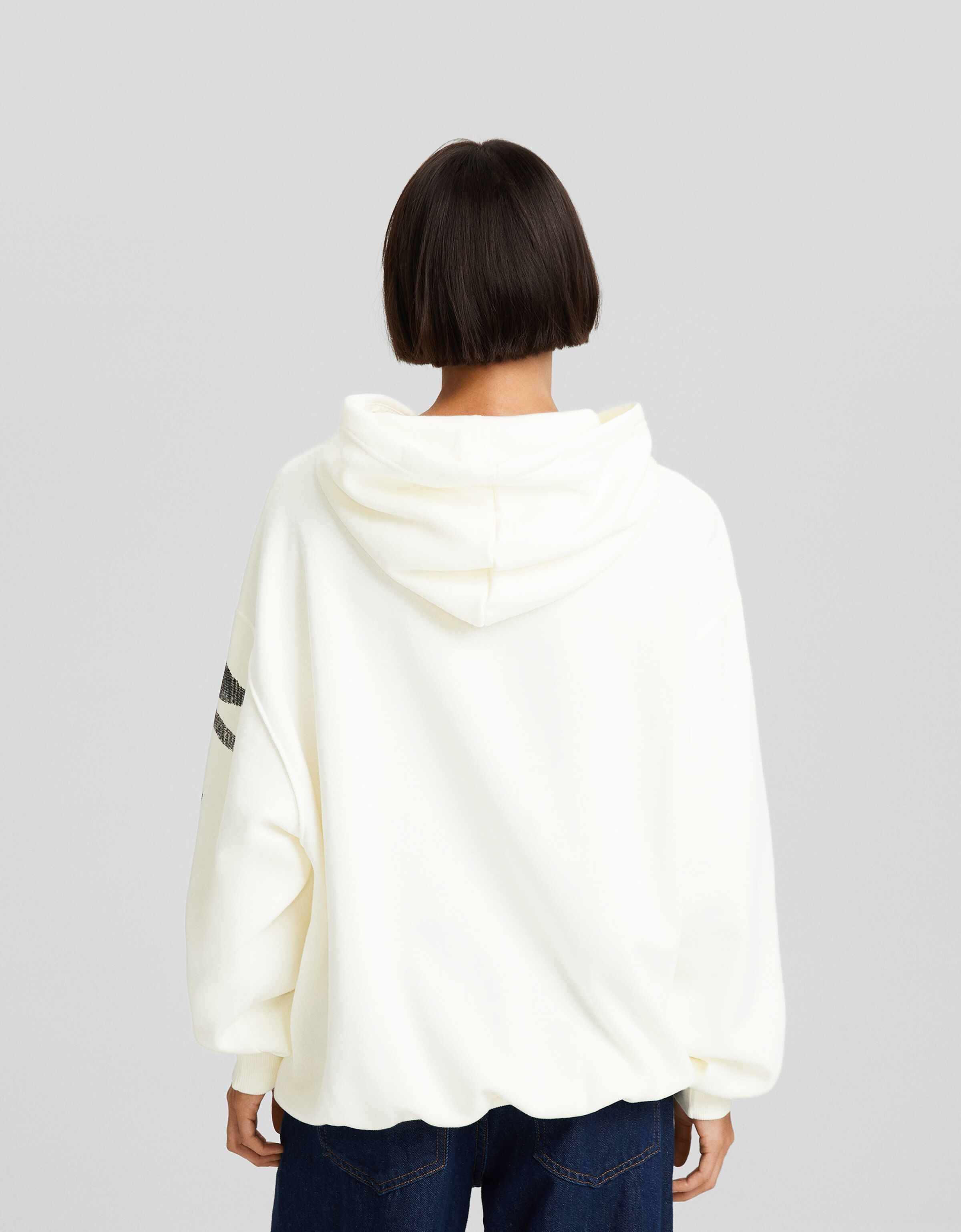 Sudadera capucha print New York