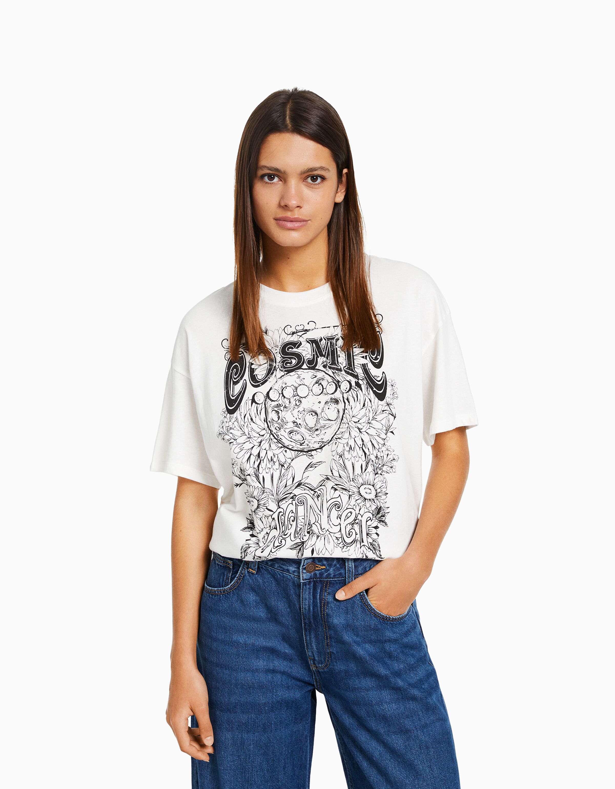 Camiseta manga corta print