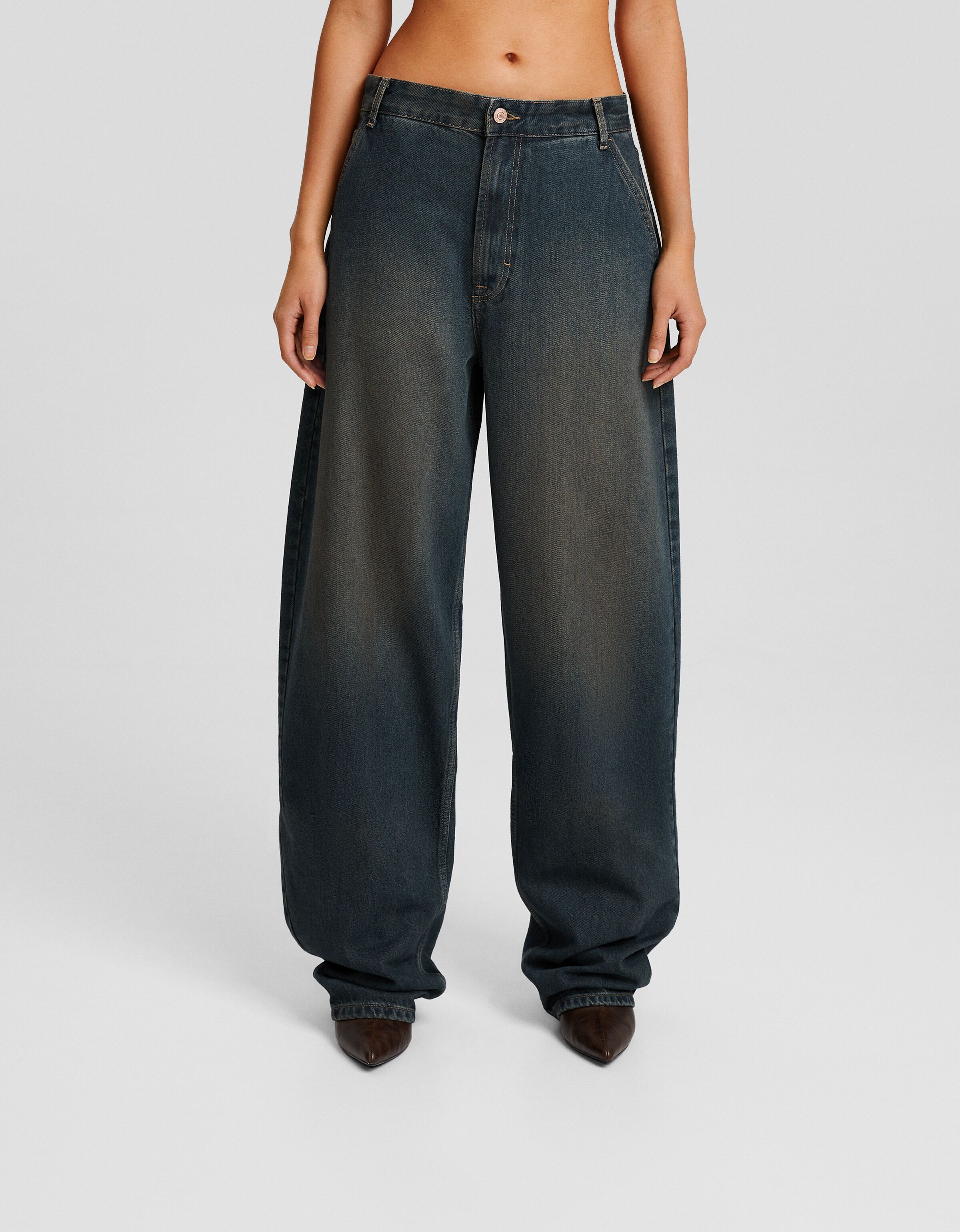 Jeans skater fit efecto lavado