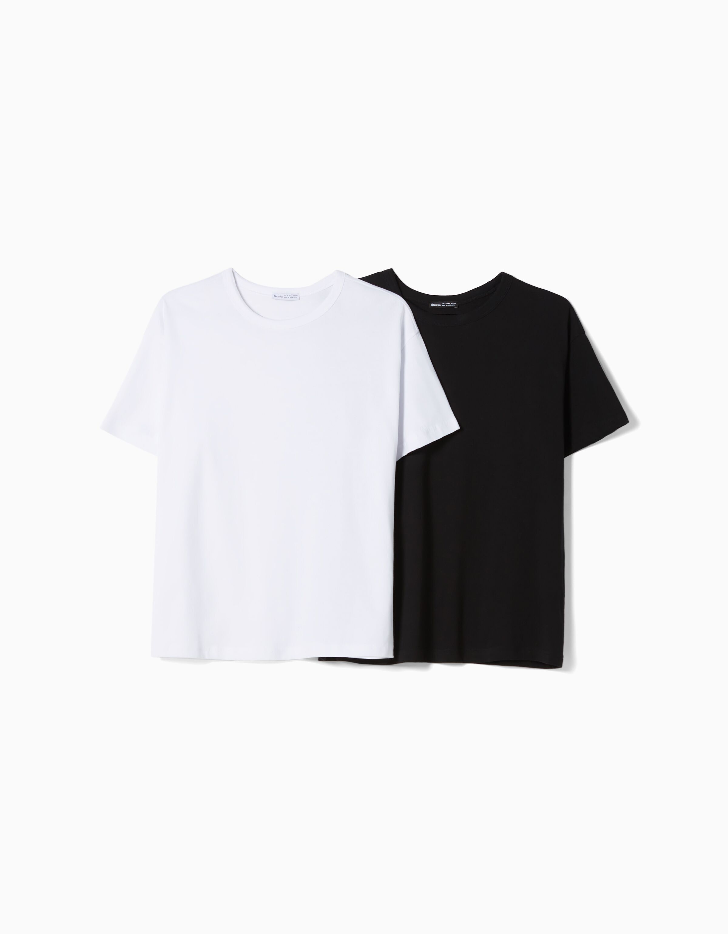 Pack 2 camisetas manga corta oversize