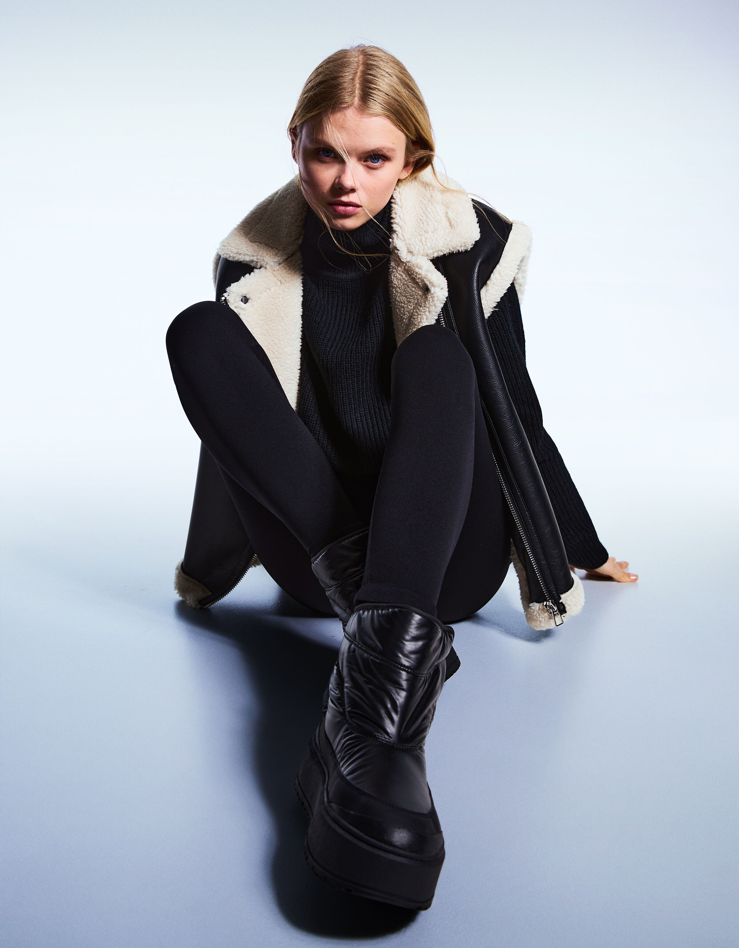 Botines plataforma acolchados