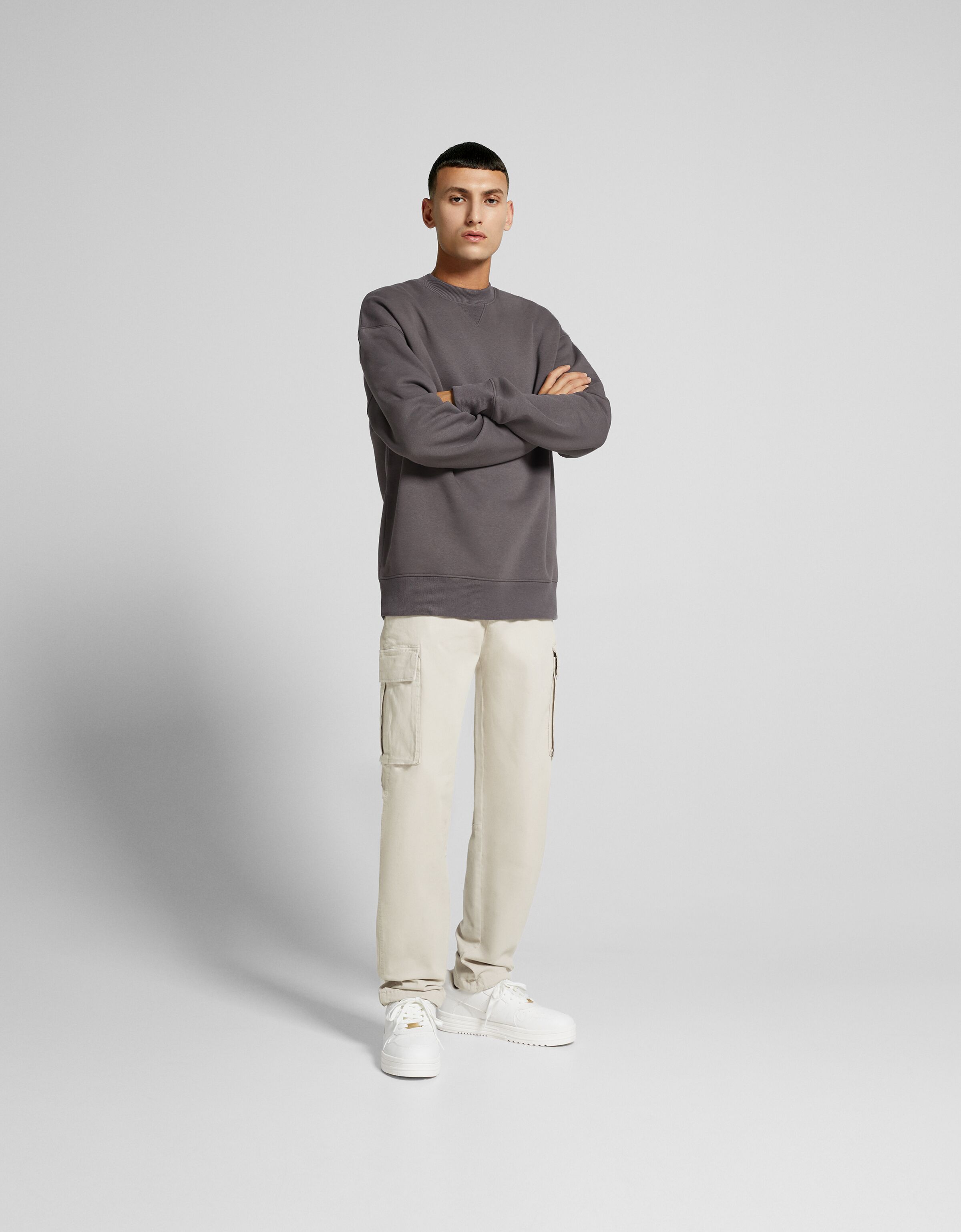 Pantalón cargo con algodón