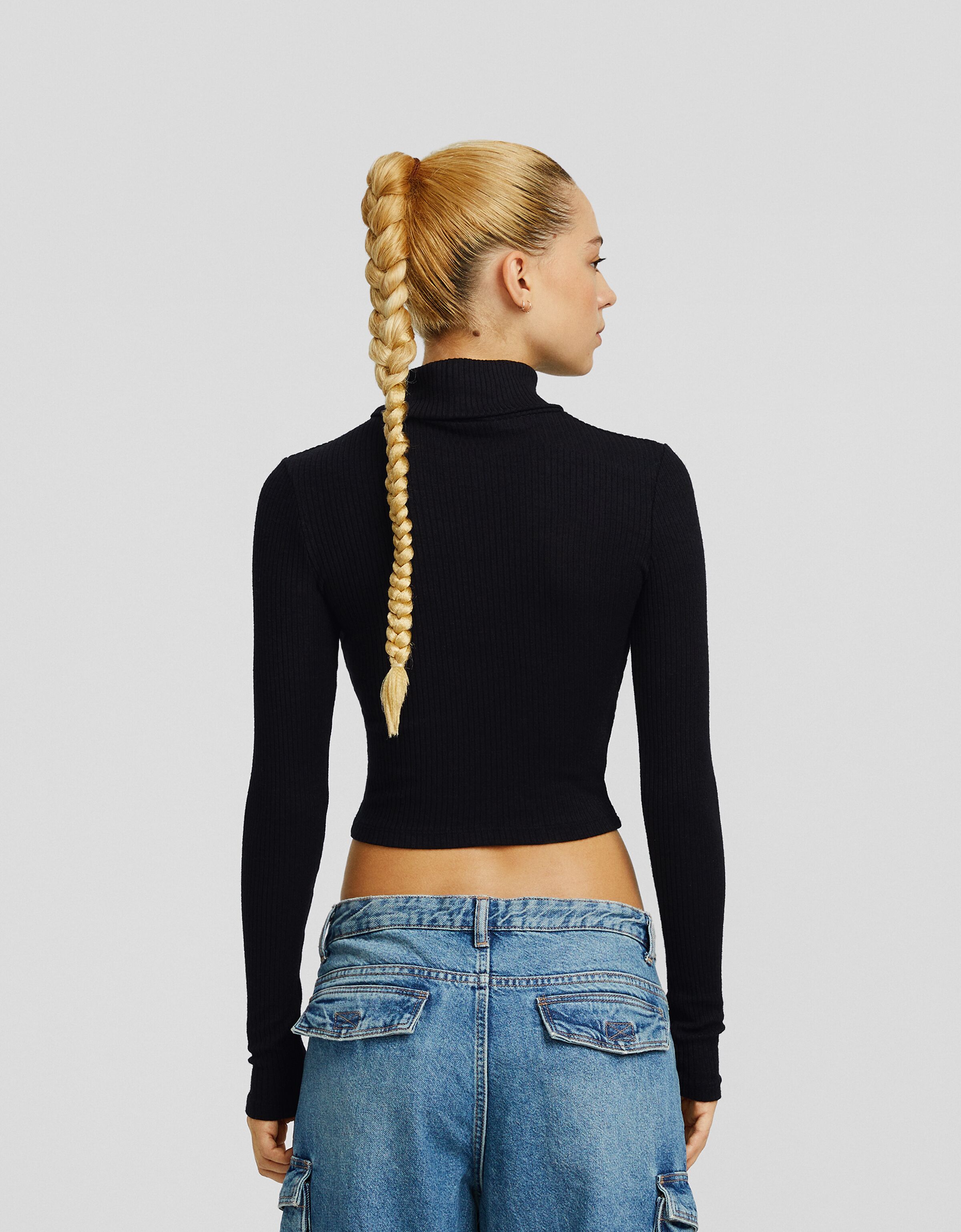 Jersey cuello subido