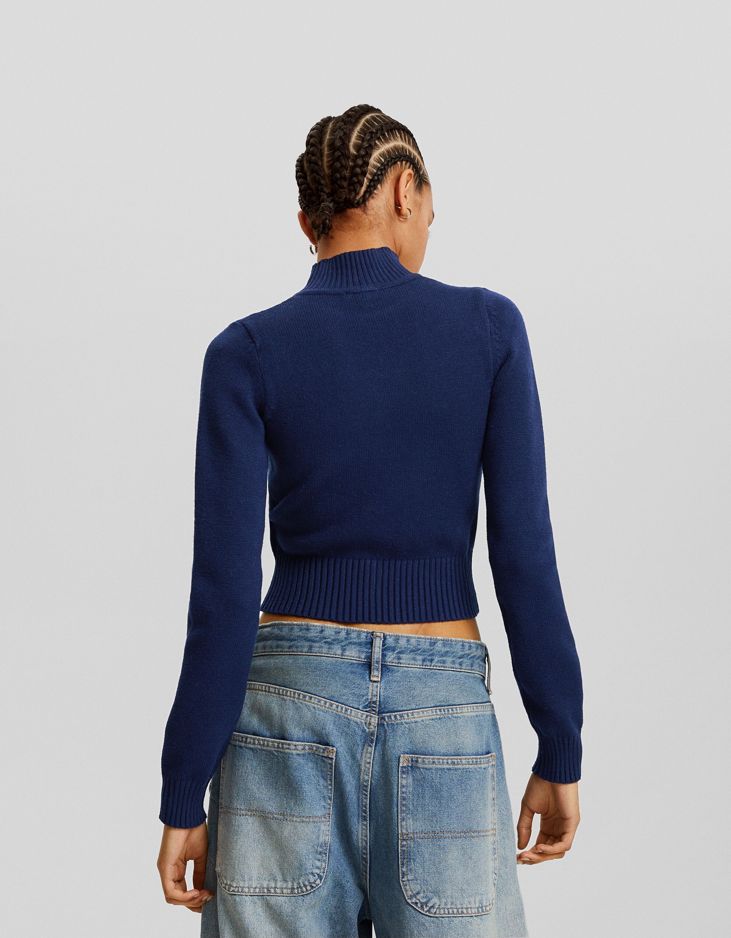 Jersey cuello subido