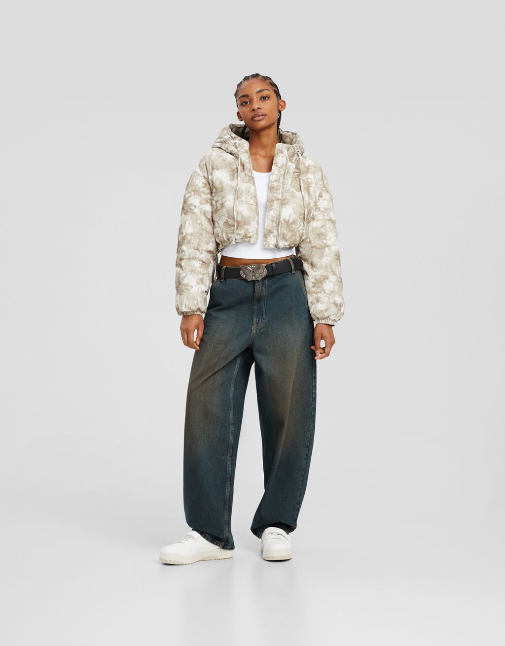 Jeans skater fit efecto lavado