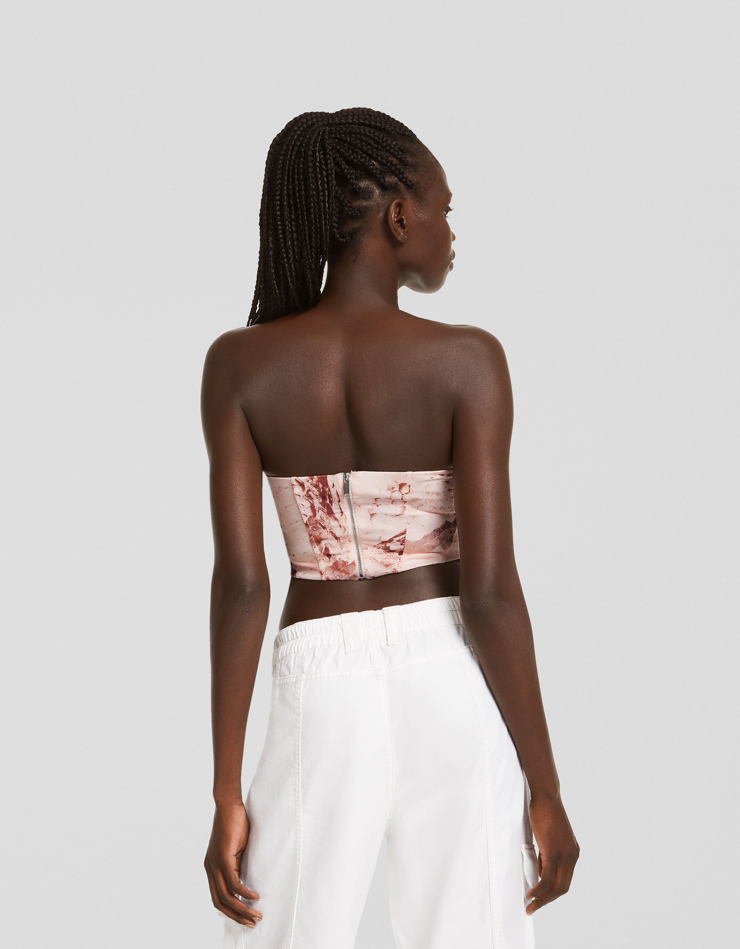 Corsé bandeau print