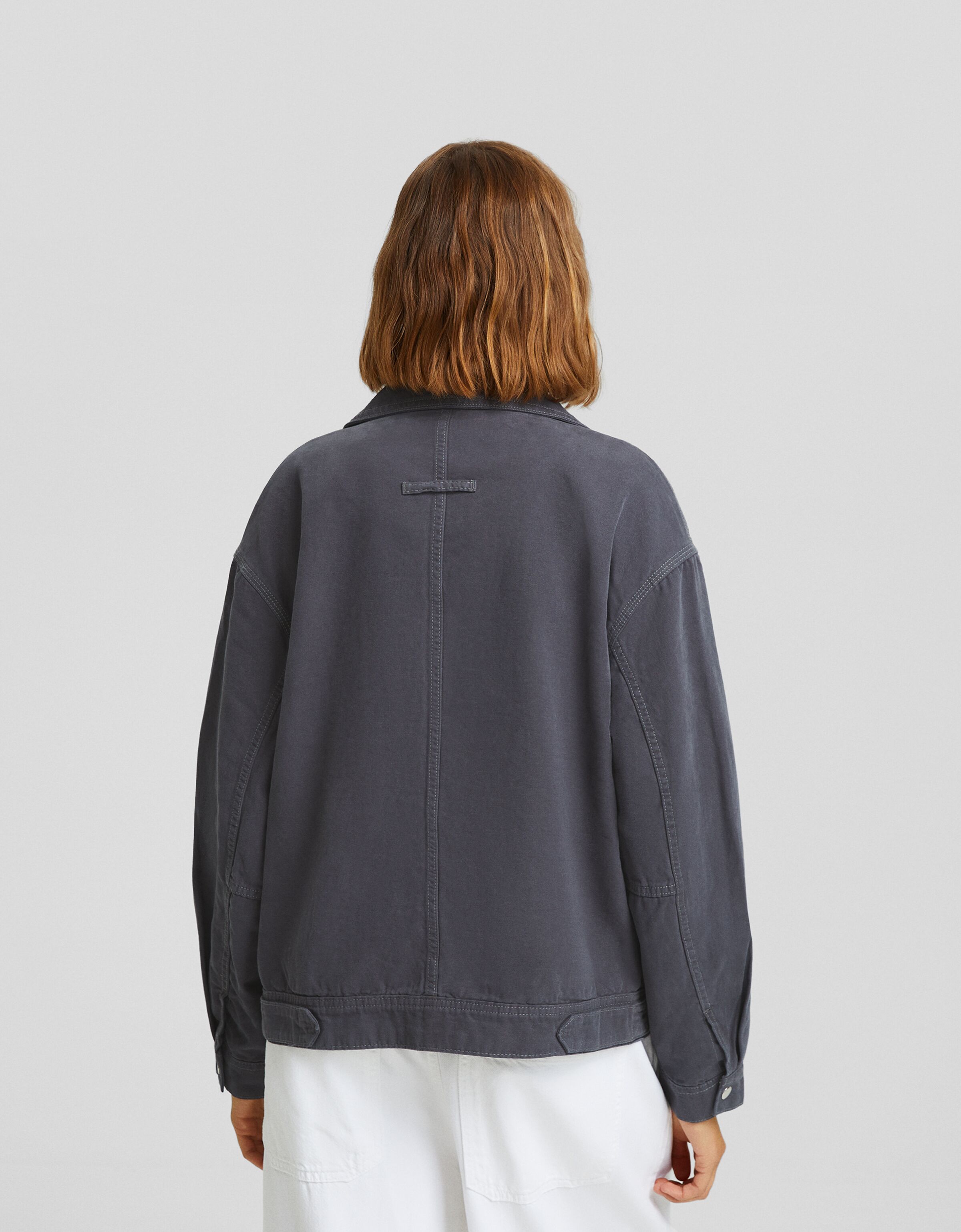 Cazadora worker canvas acolchada