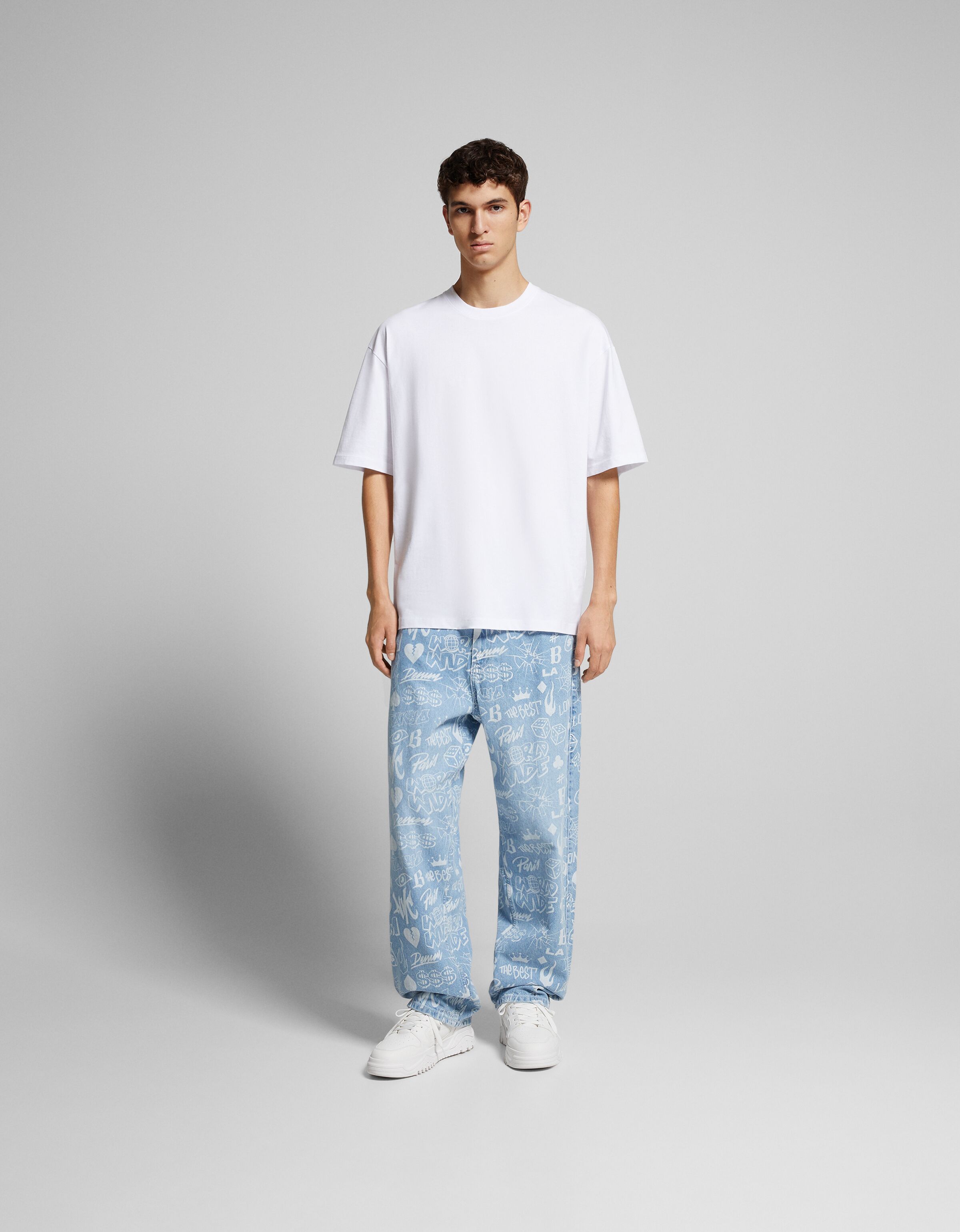 Hombre Pantalones Baggy