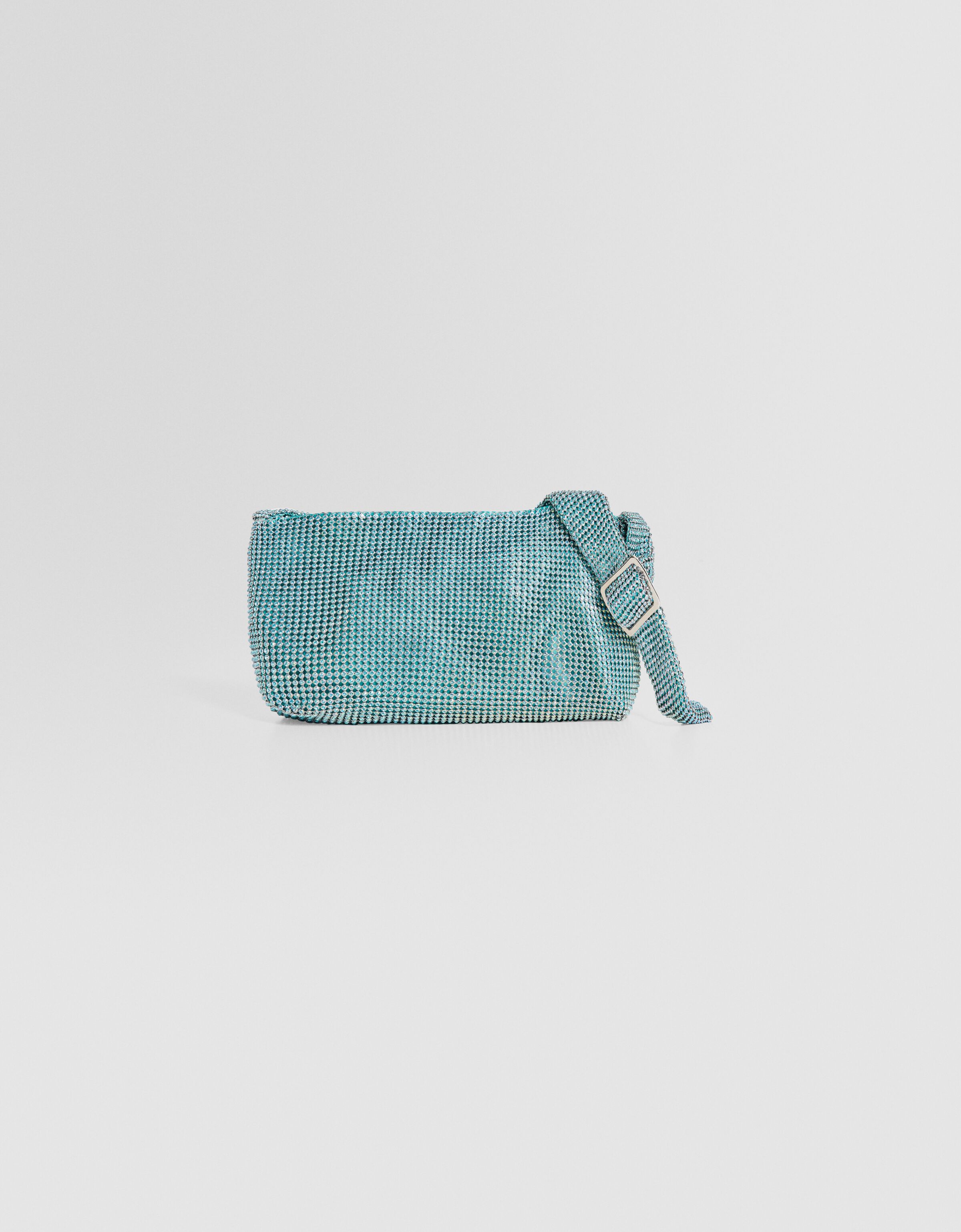 Bolso de hombro cristales