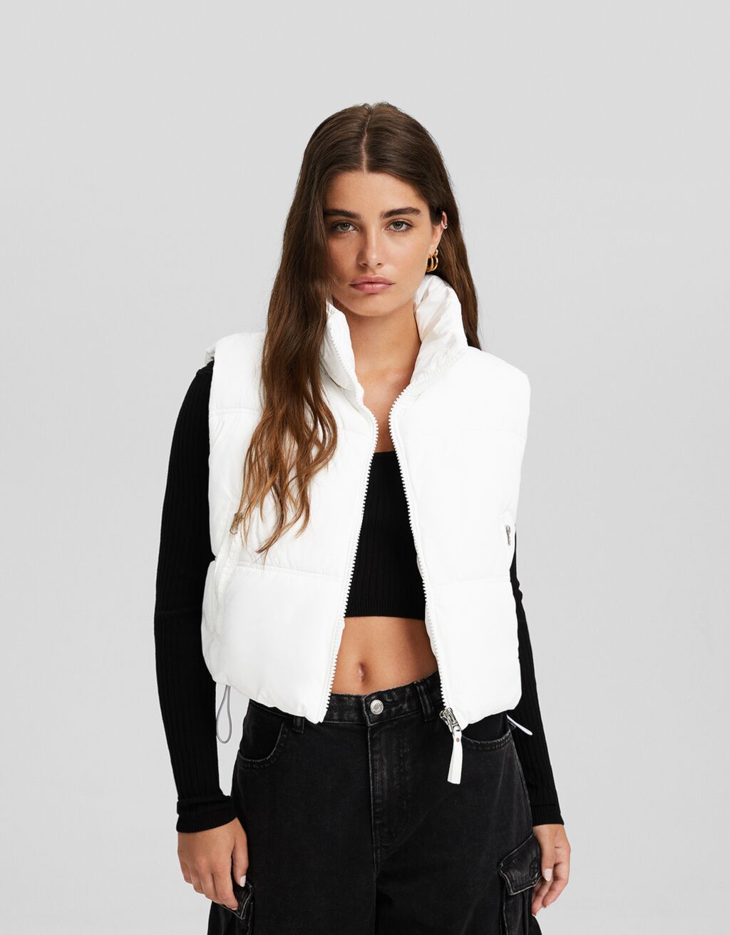 Chaleco cropped técnico