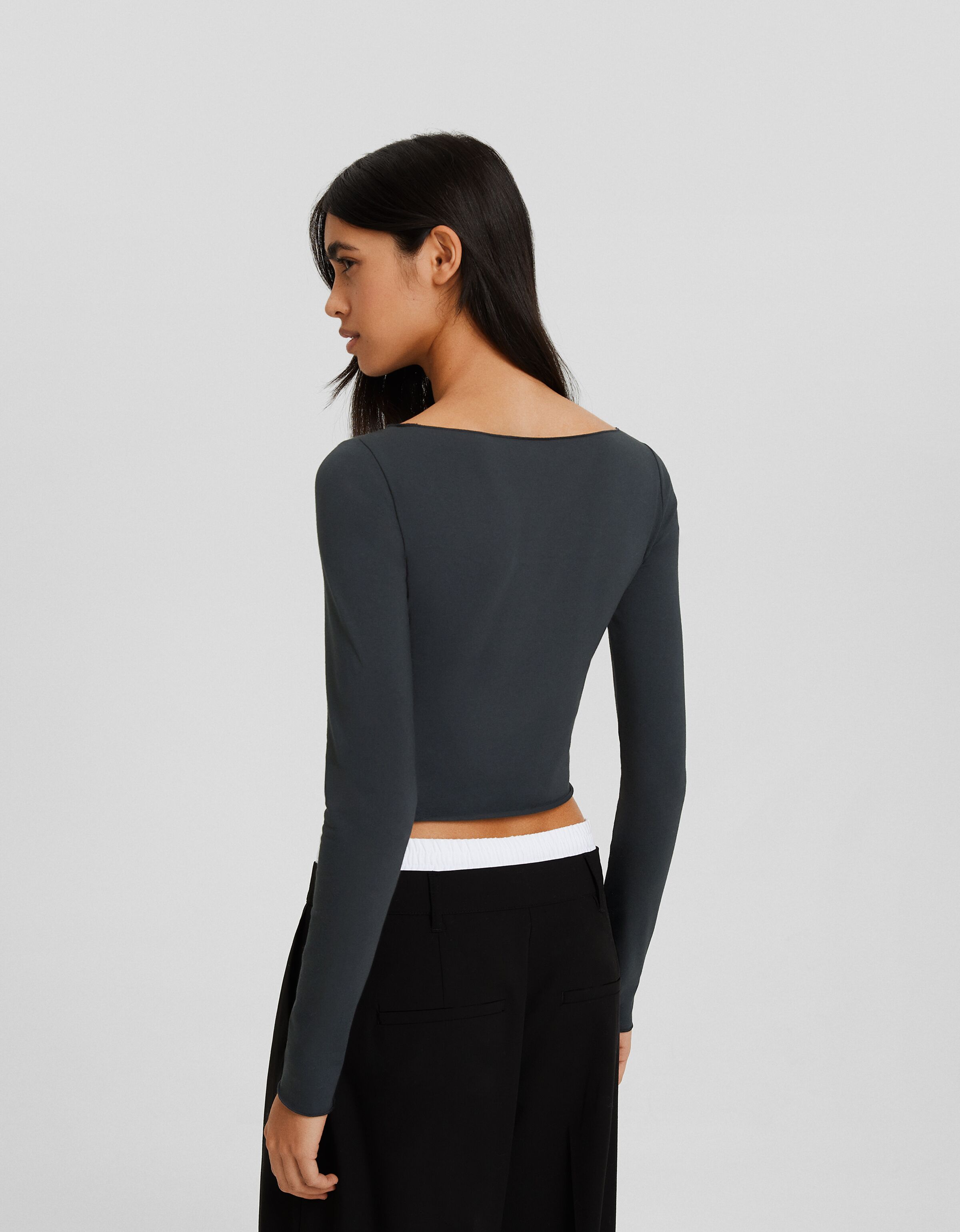 Camiseta manga larga print