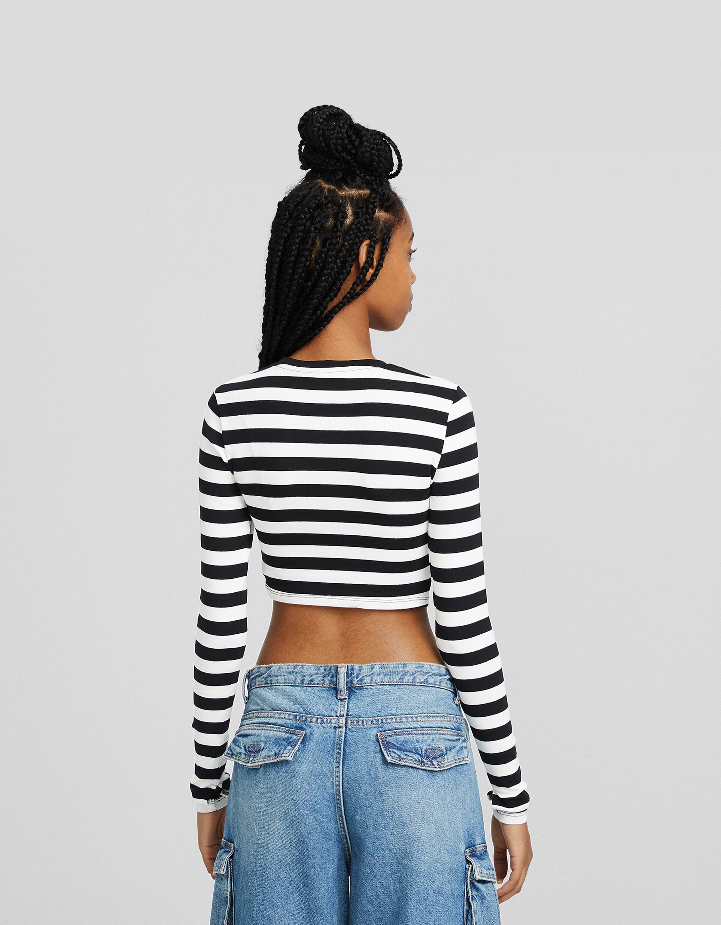 Camiseta manga larga rayas