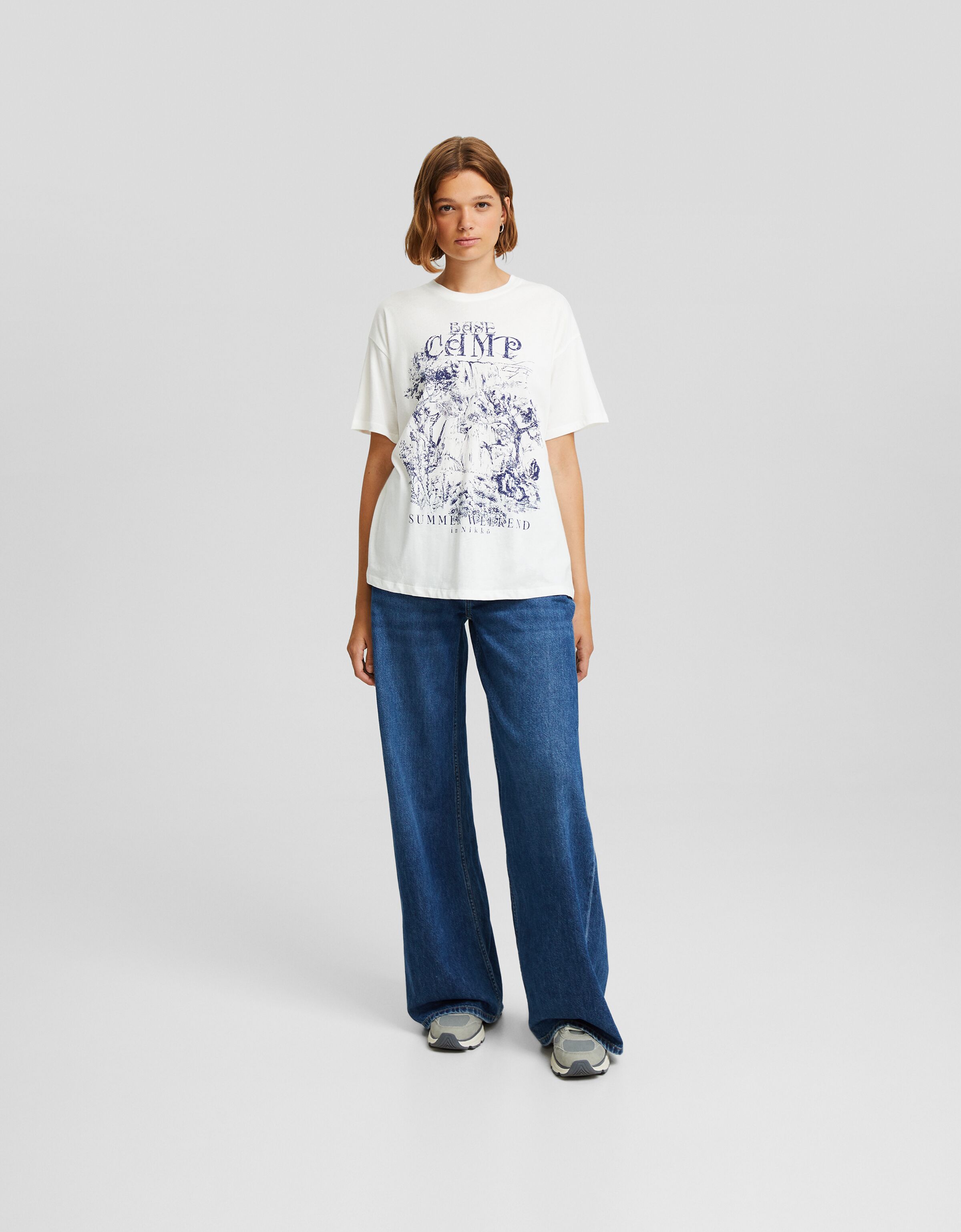 Camiseta manga corta print