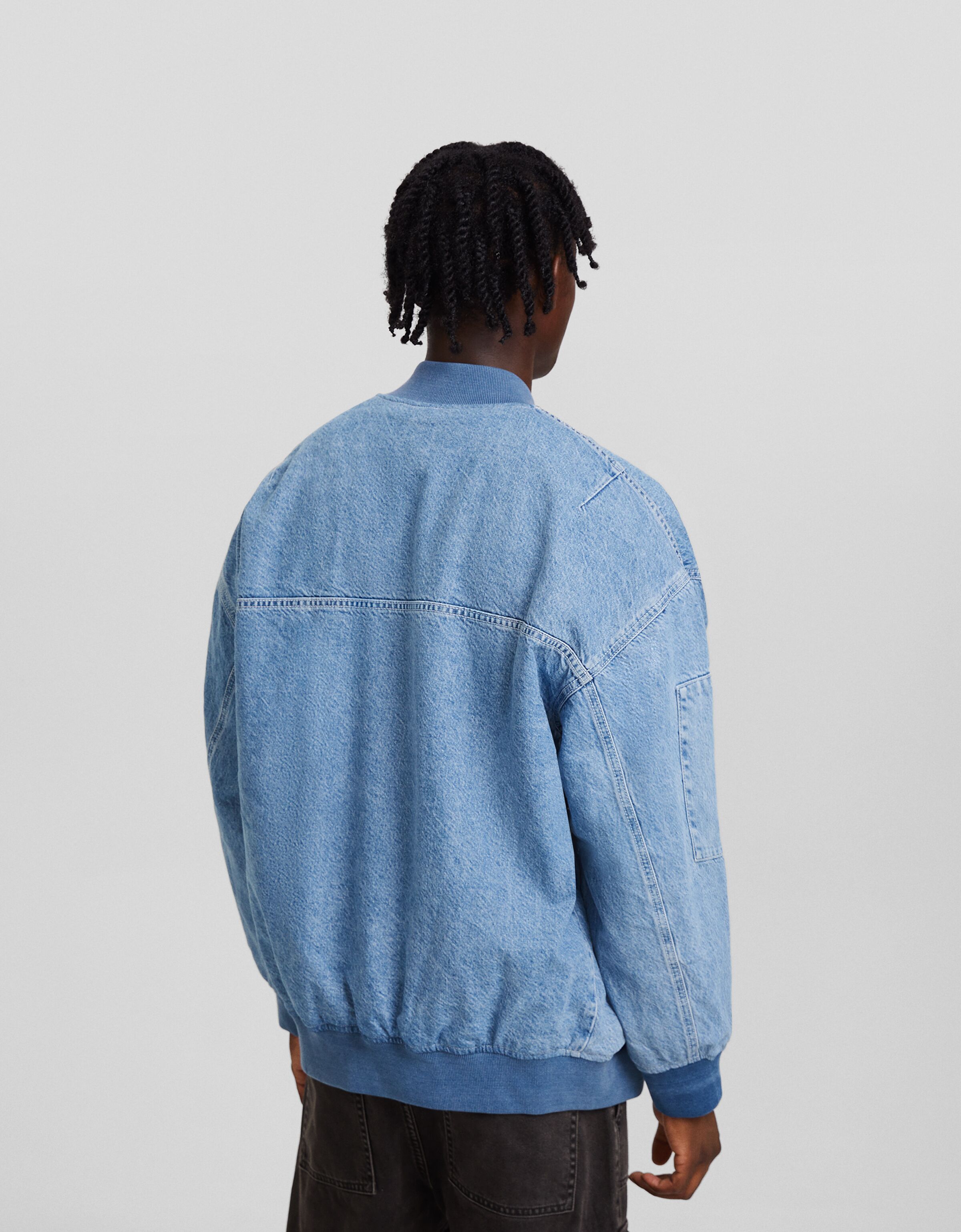 Cazadora bomber denim