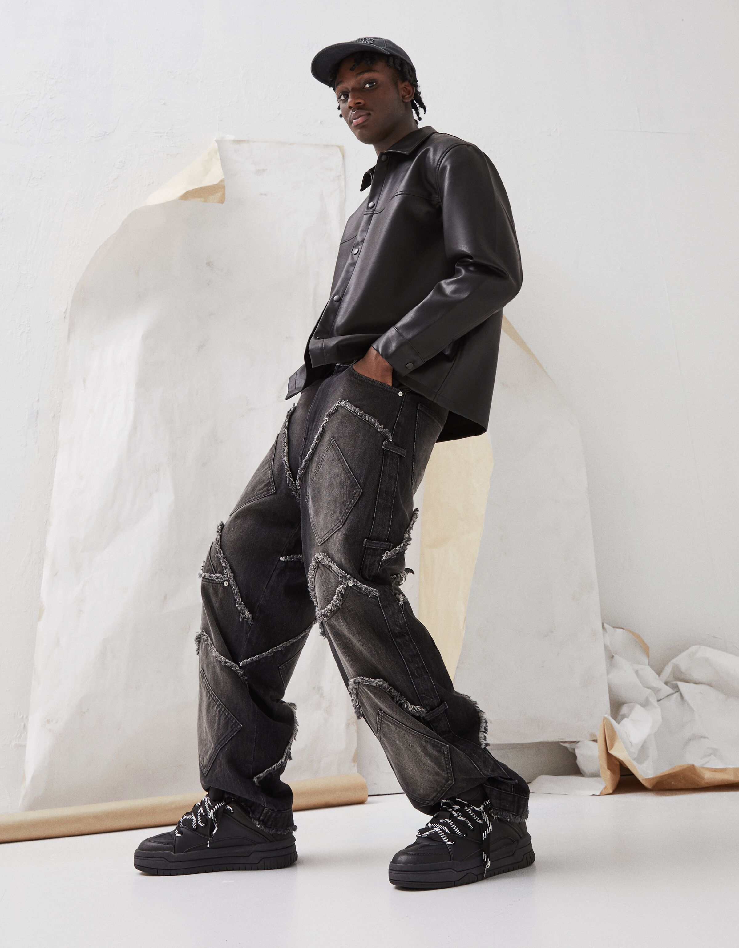 Zapatillas volumen tipo skate hombre