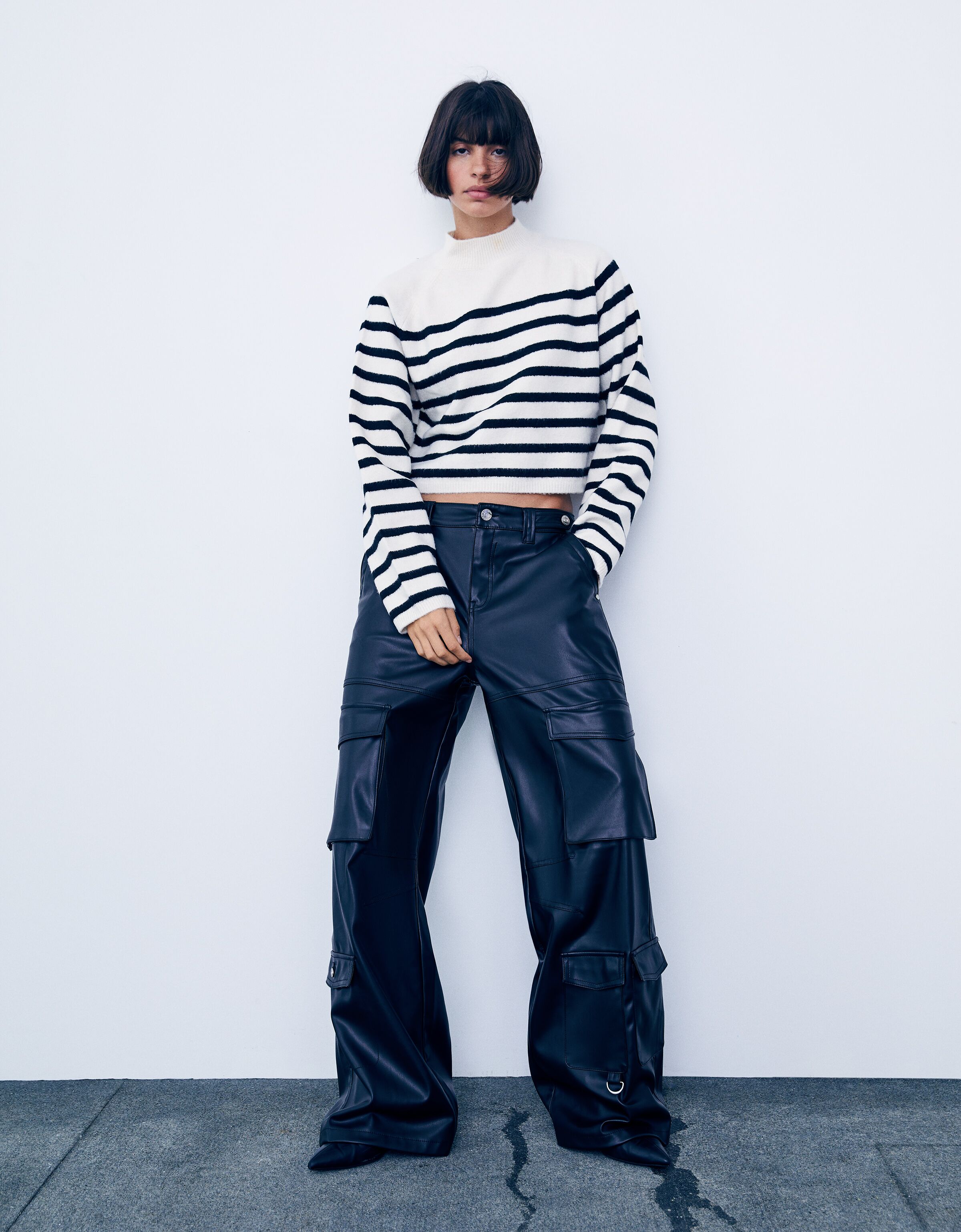 Jersey cuello perkins boxy fit