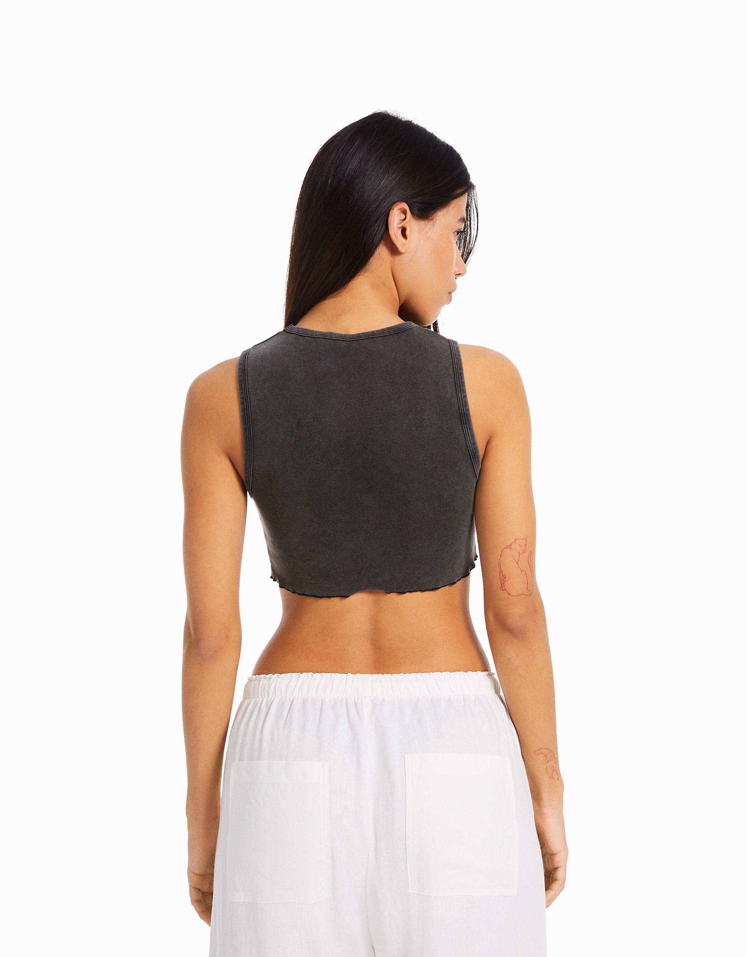 Camiseta Nirvana sin mangas print