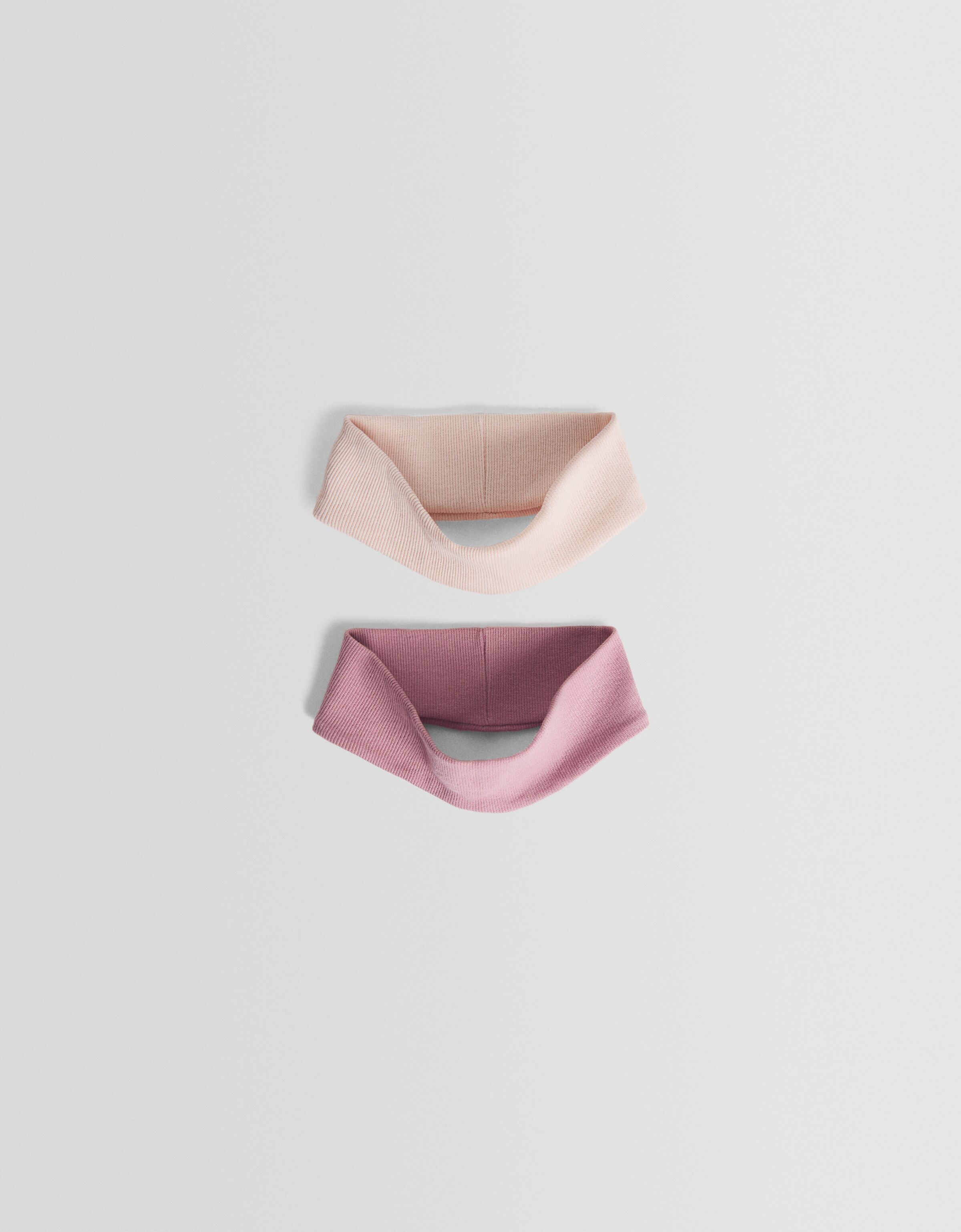 Pack 2 diademas turbante lisas