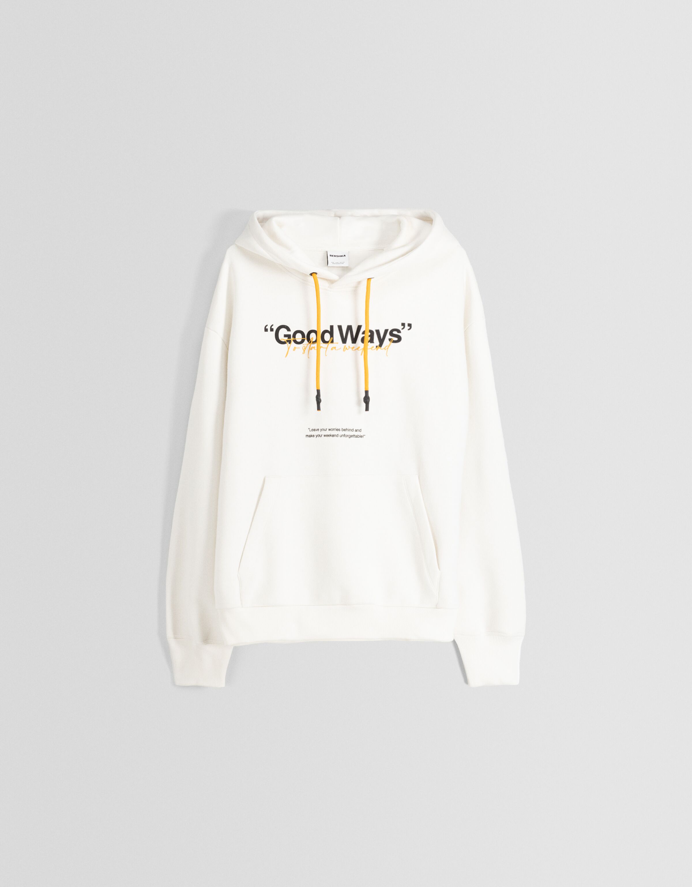 Sudadera capucha print