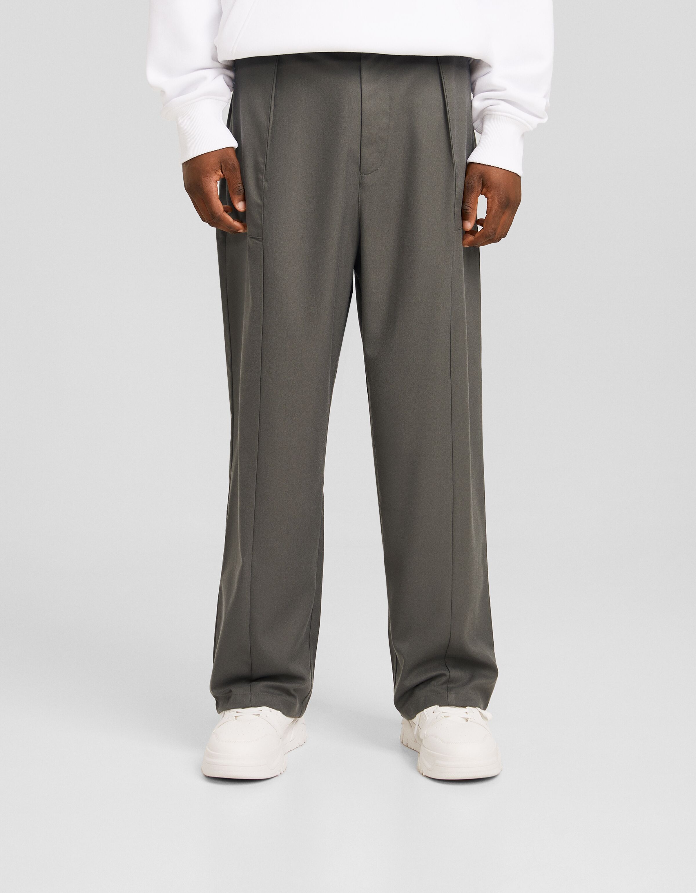 Pantalón wide leg tailoring pinzas