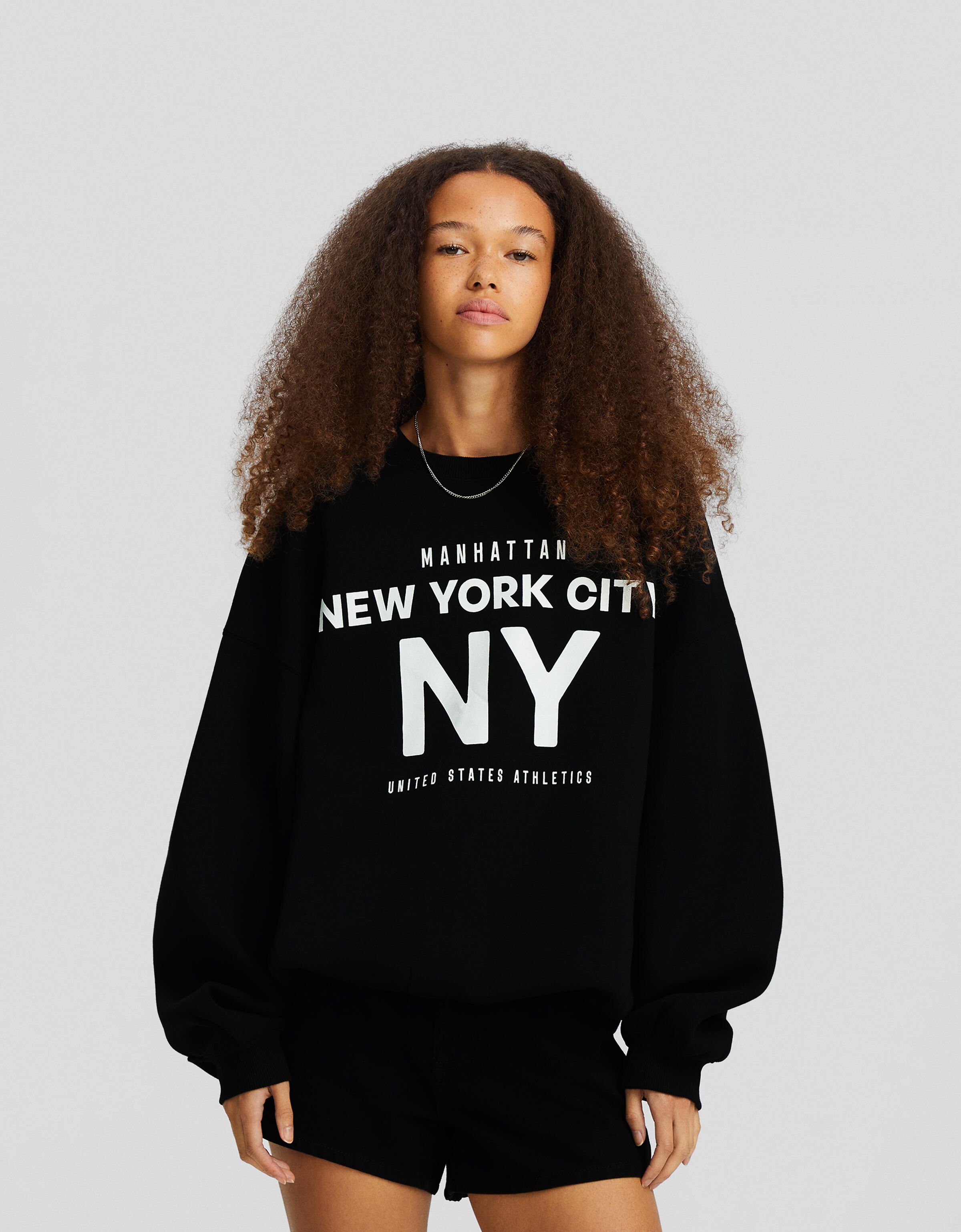 Sudadera oversize print