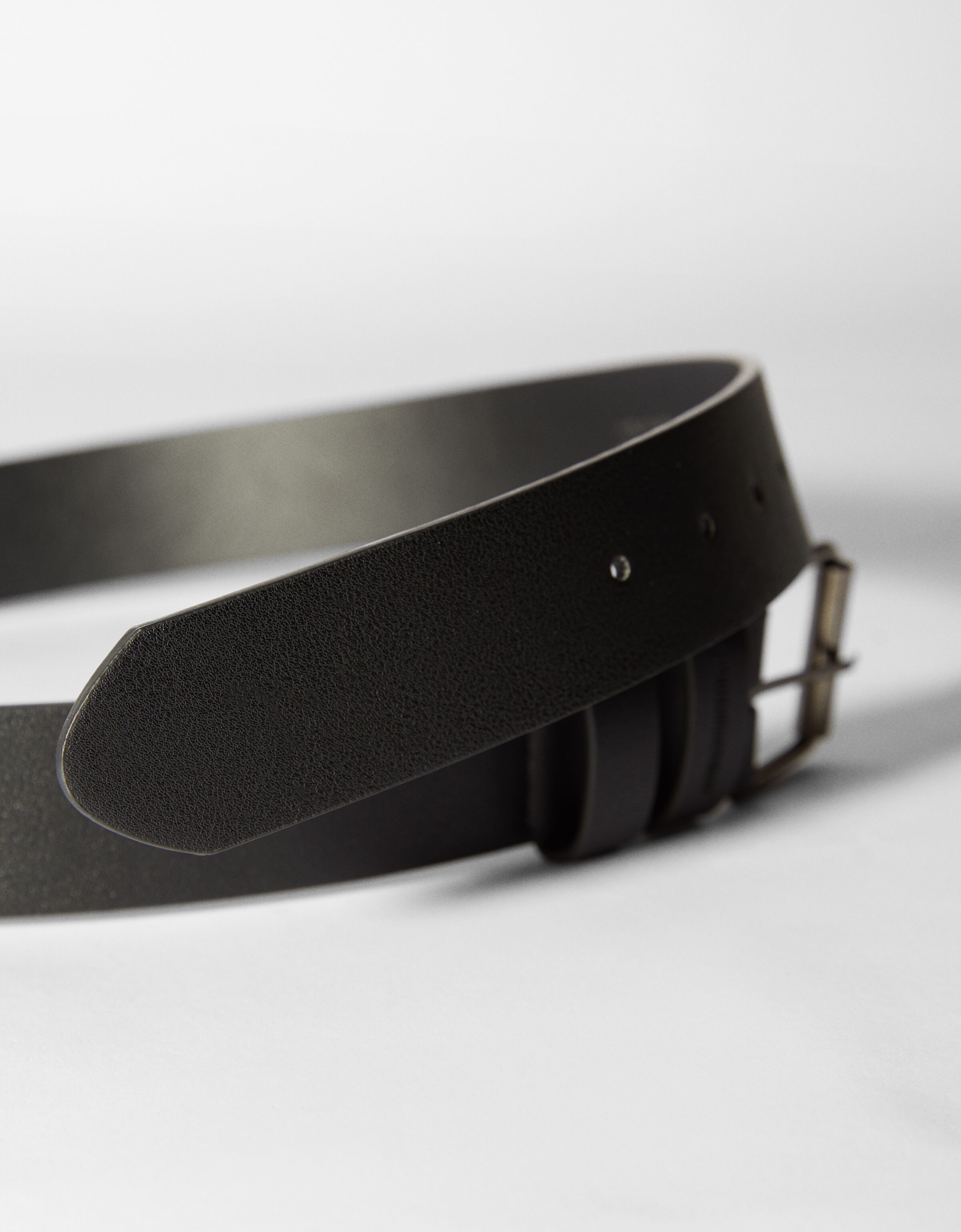 Cinturón ancho efecto piel