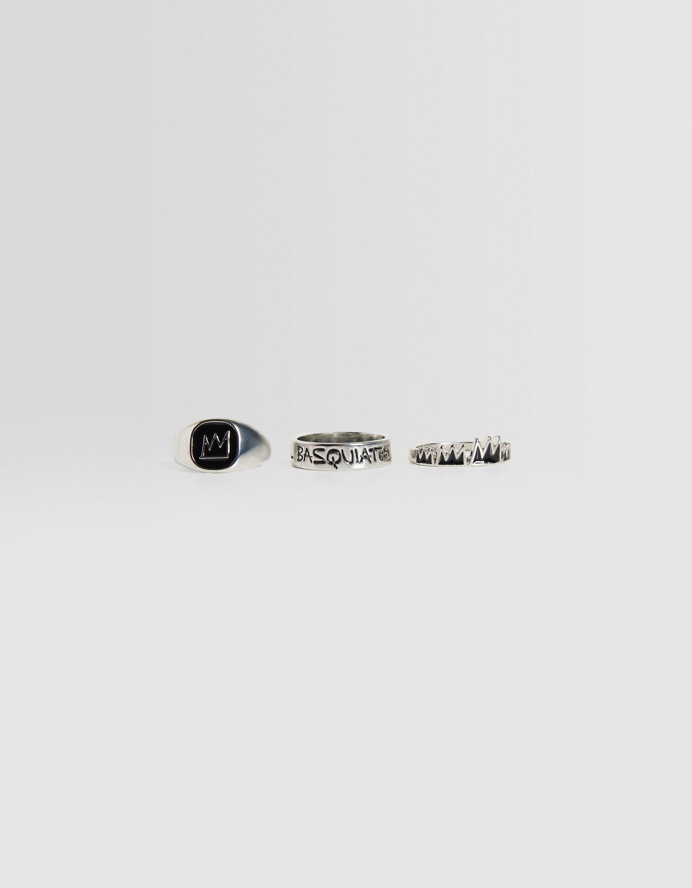 Set 3 anillos Jean-Michel Basquiat