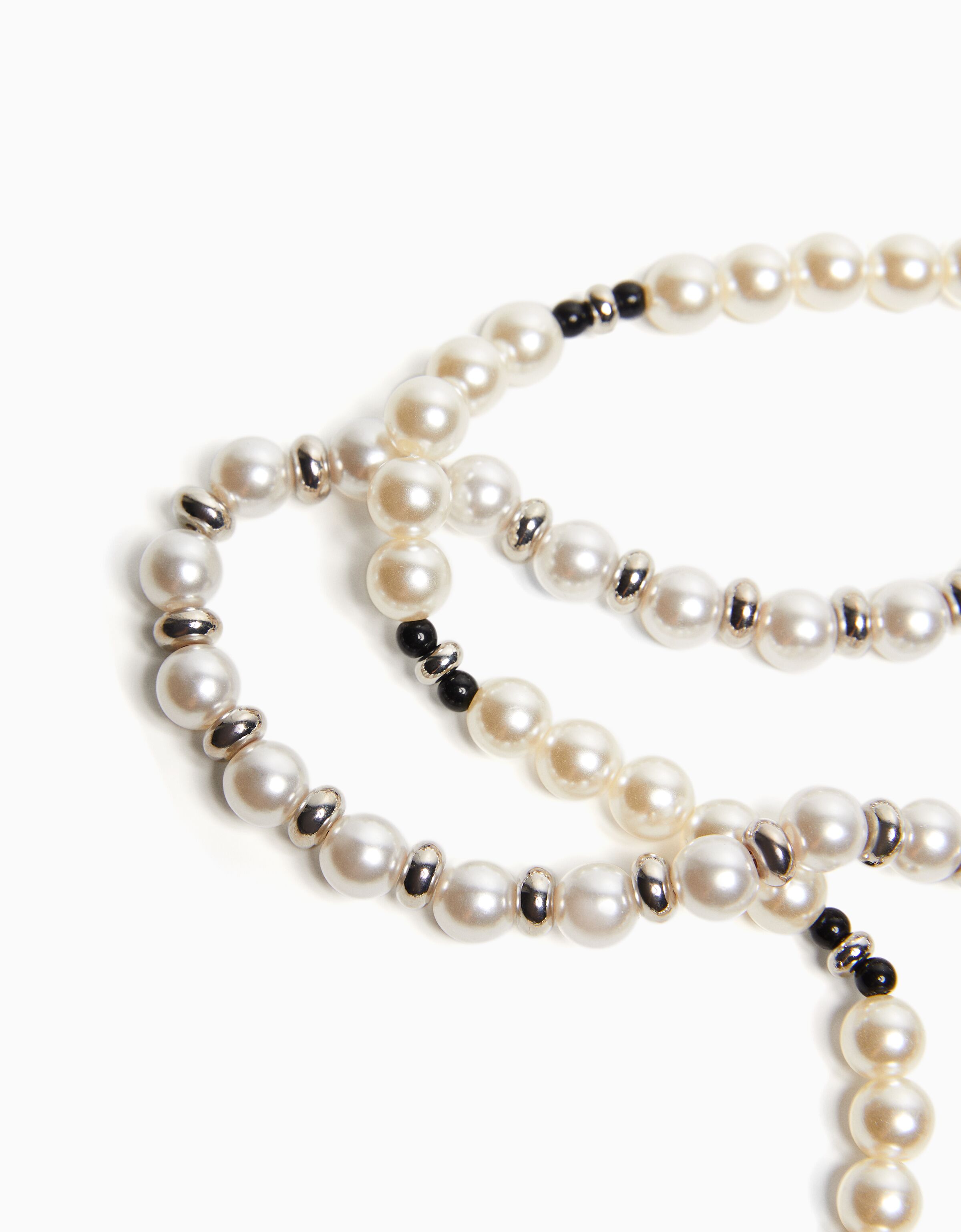 Set 2 collares perlas