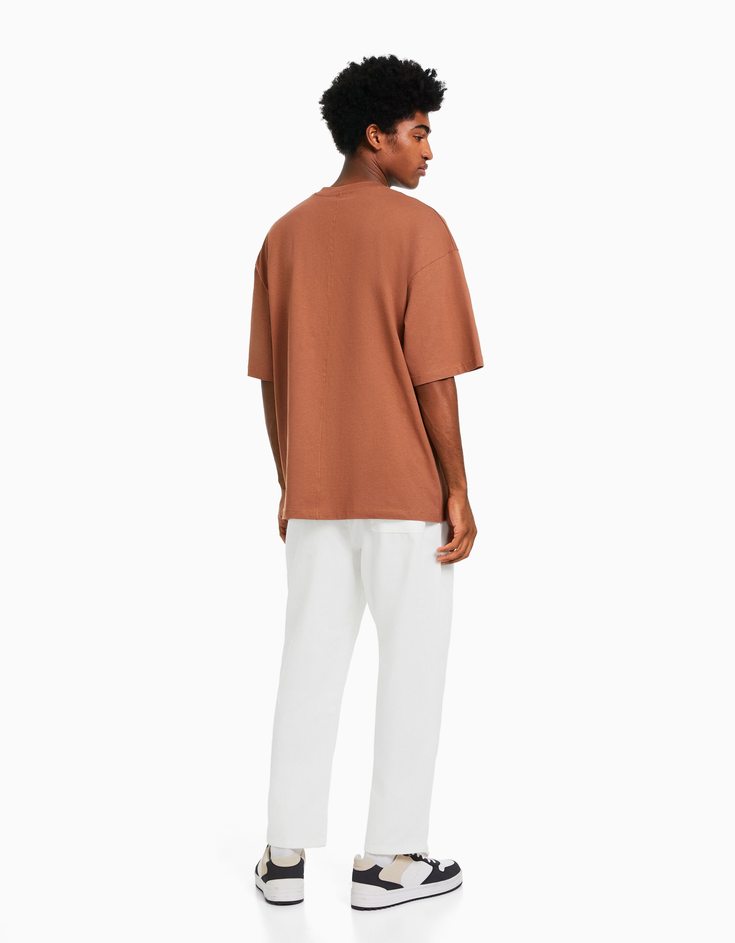 Pantalón loose rústico