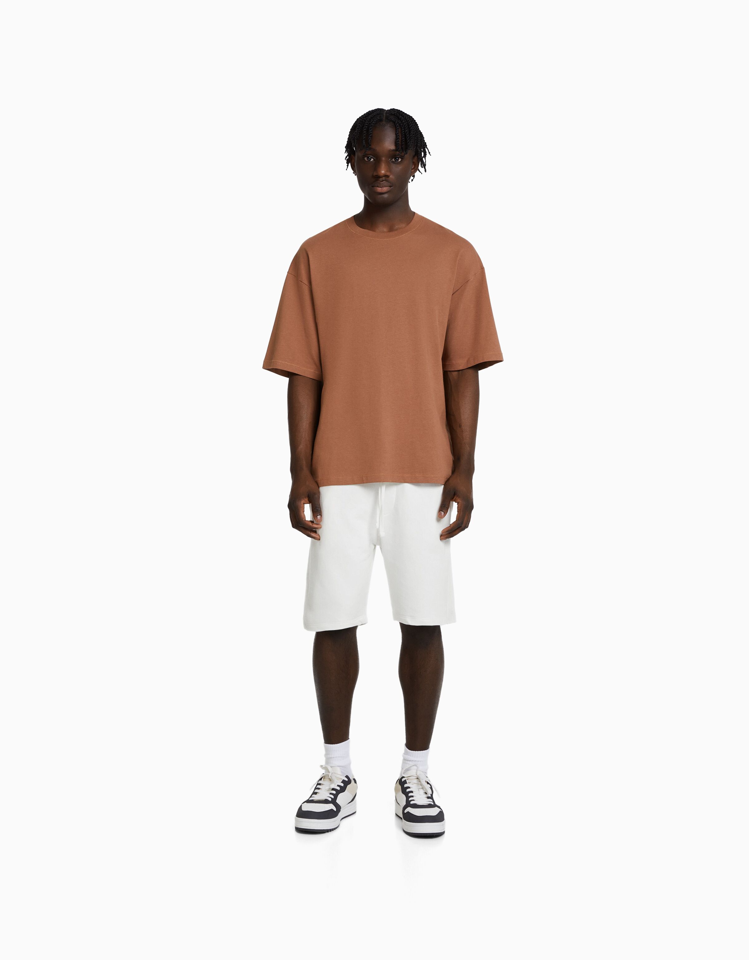 Bermuda básica felpa