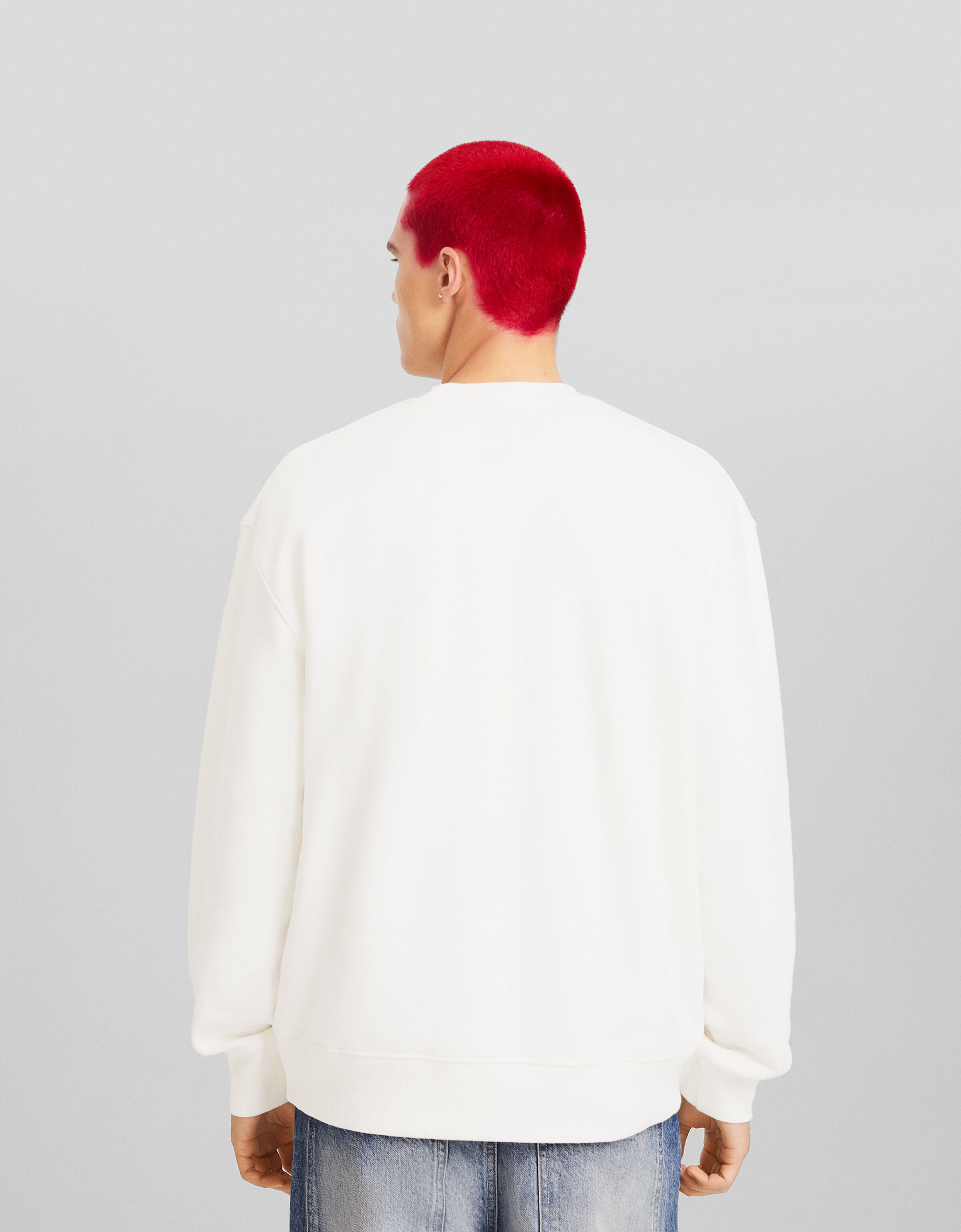 Sudadera Keith Haring cuello redondo print