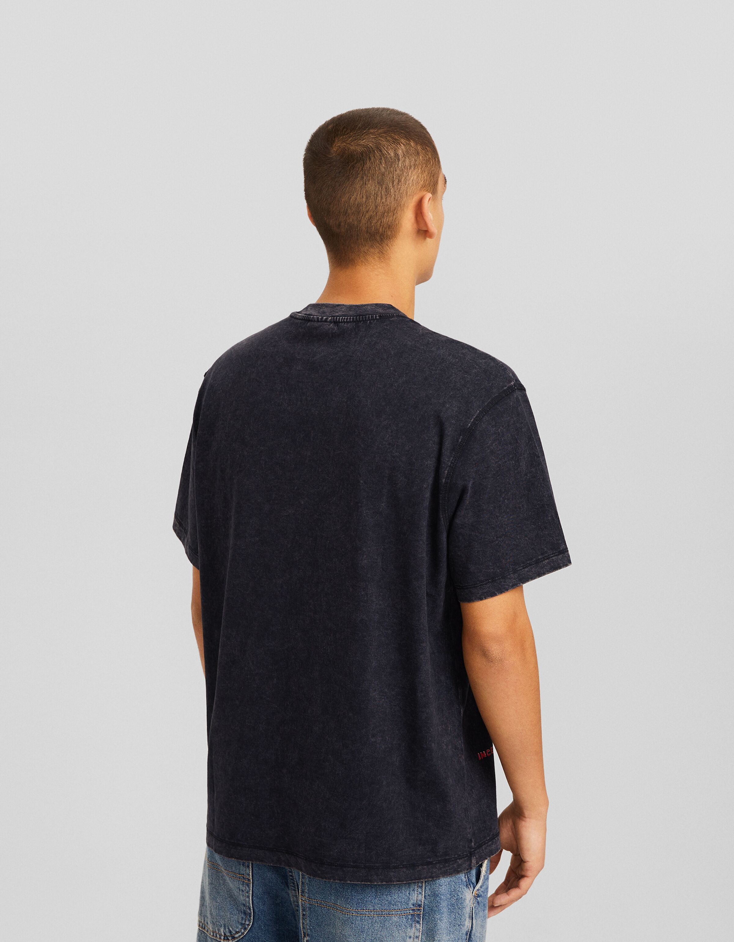 Camiseta Nirvana manga corta oversize print