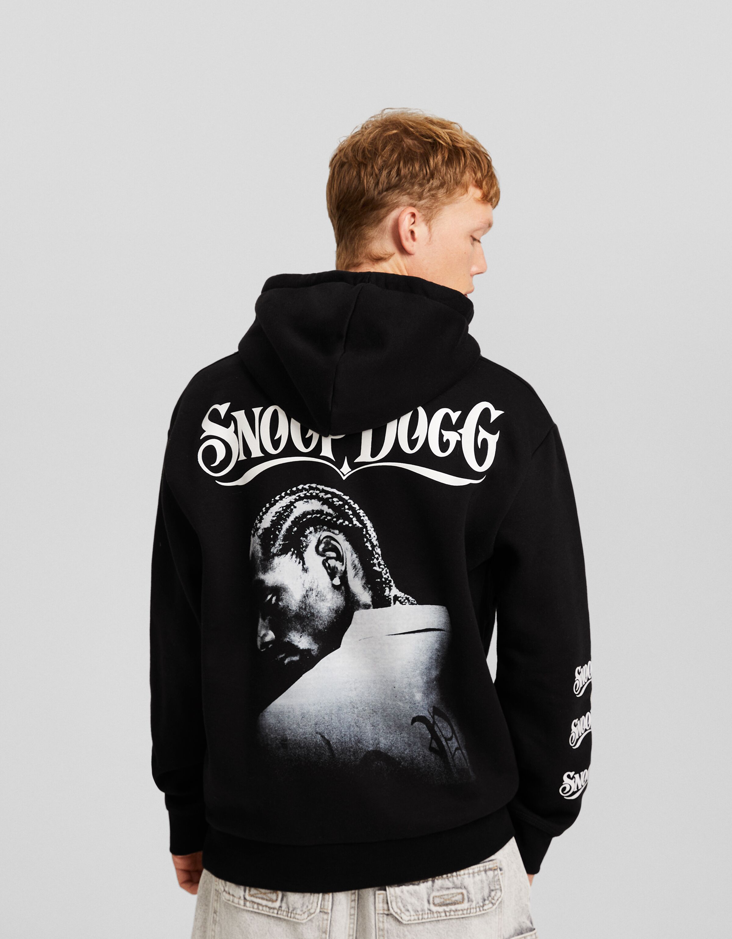 Sudadera Snoop Dogg capucha oversize print