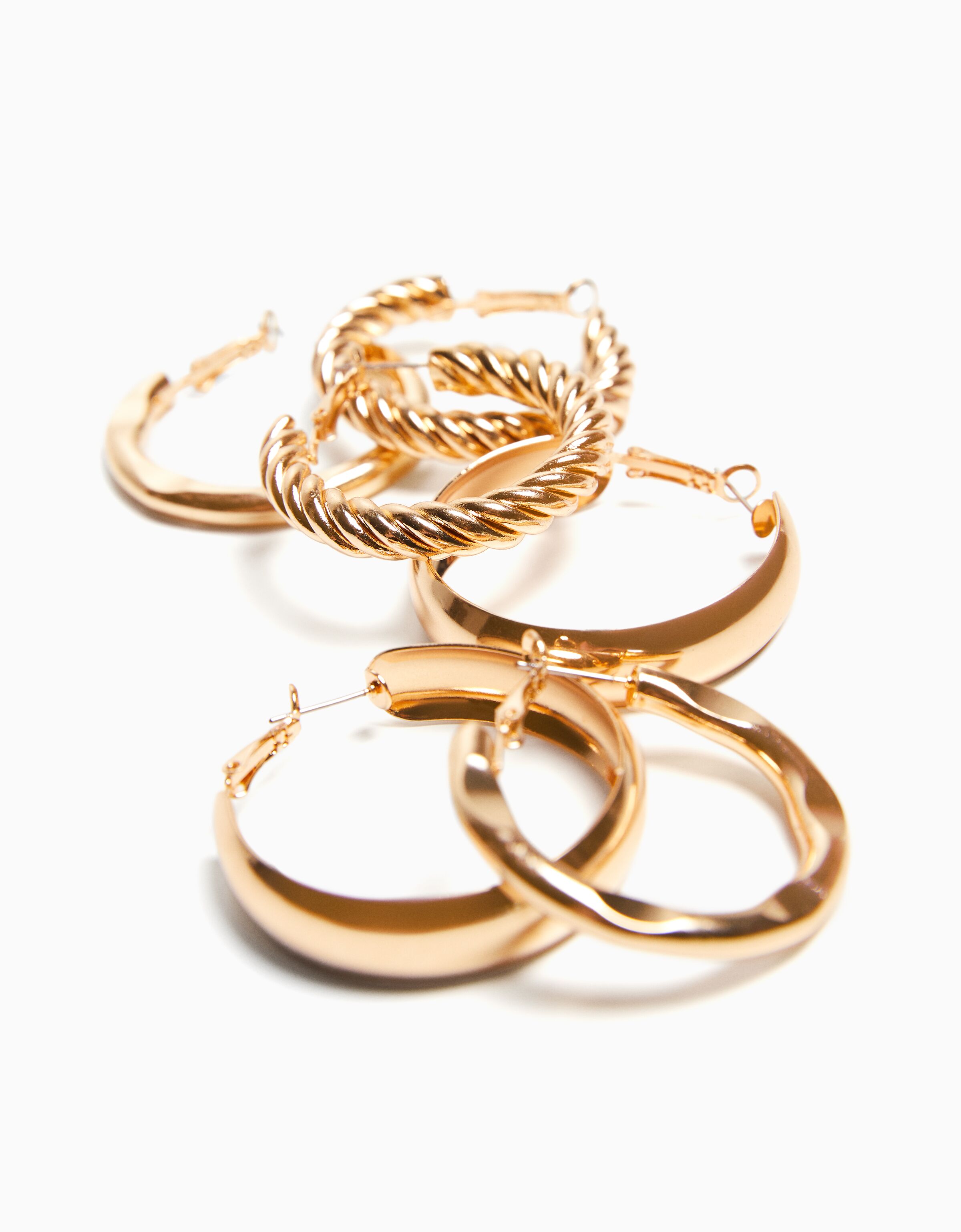 Set 3 pendientes textura