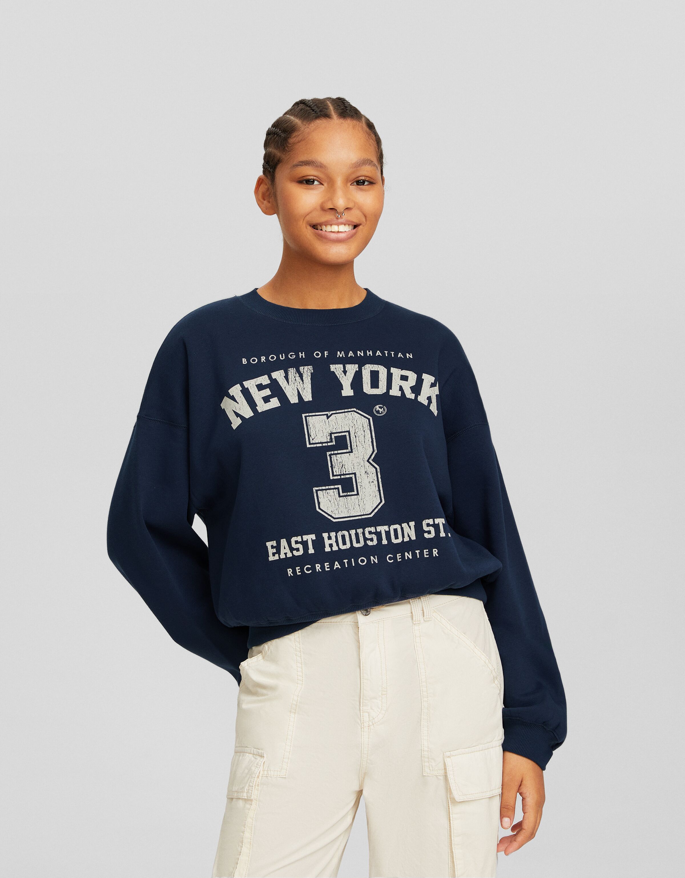 Sudadera print New York