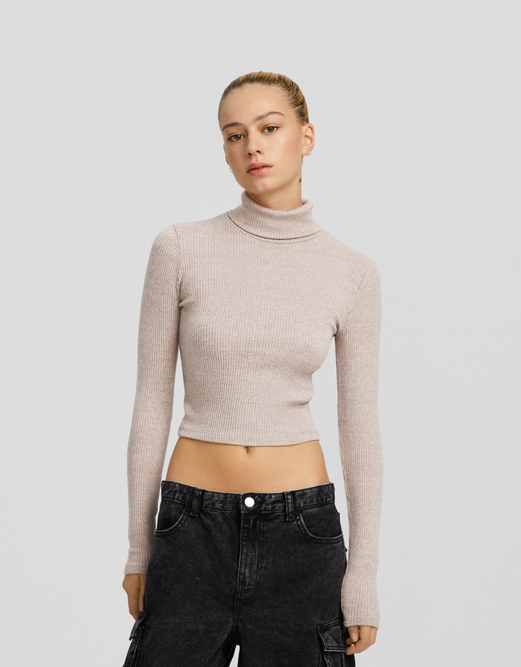 Jersey cuello subido