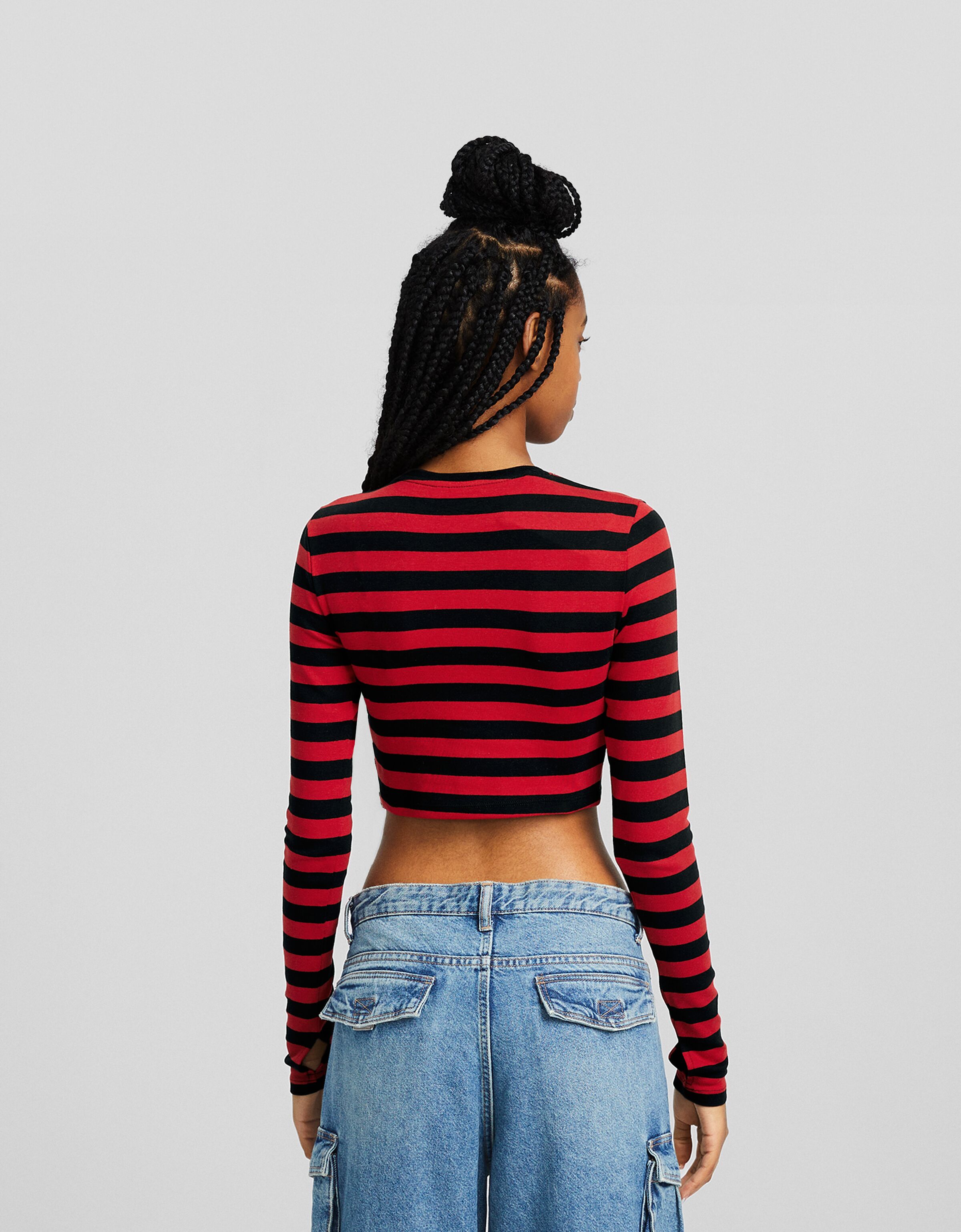 Camiseta manga larga rayas