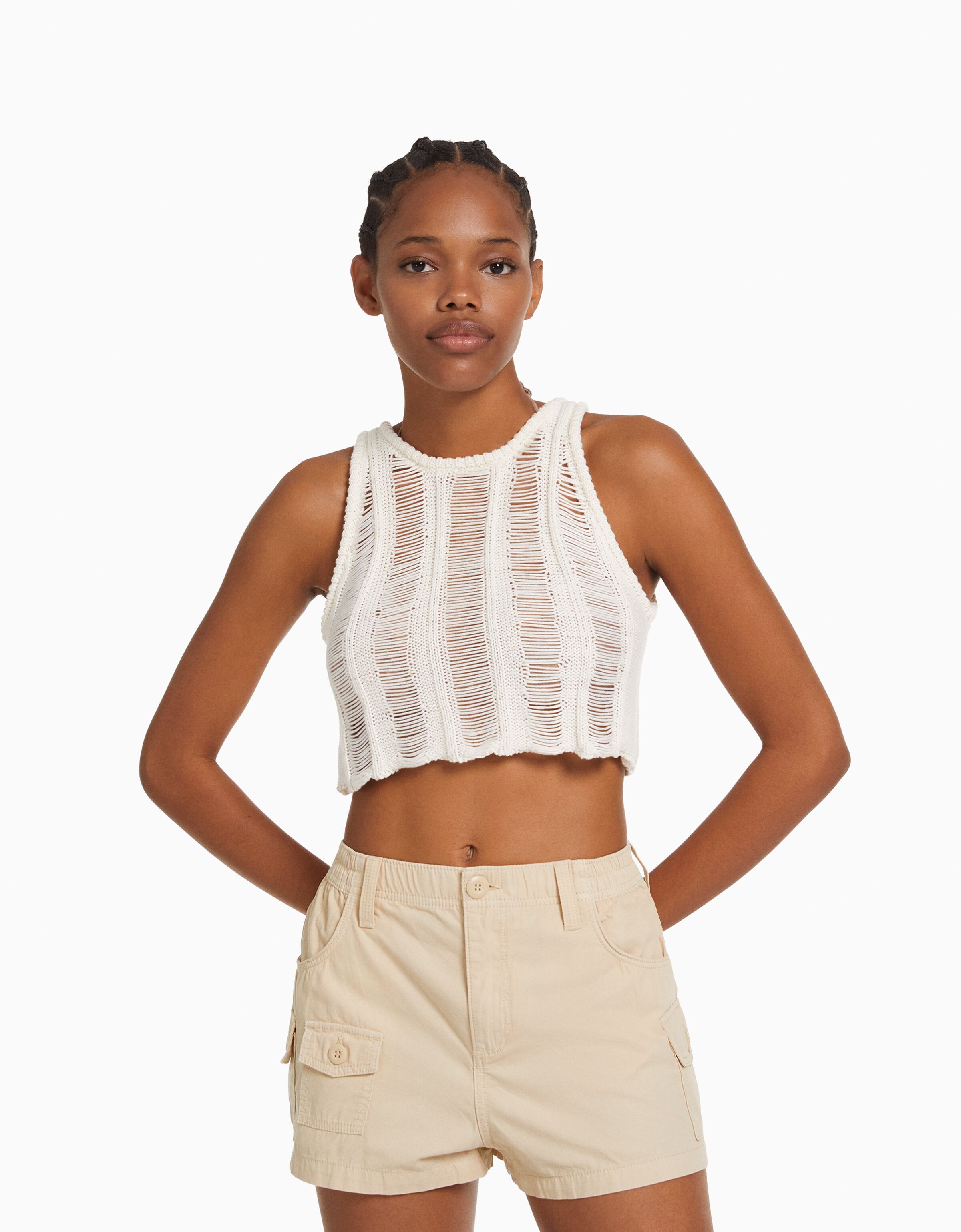 Short algodón multicargo