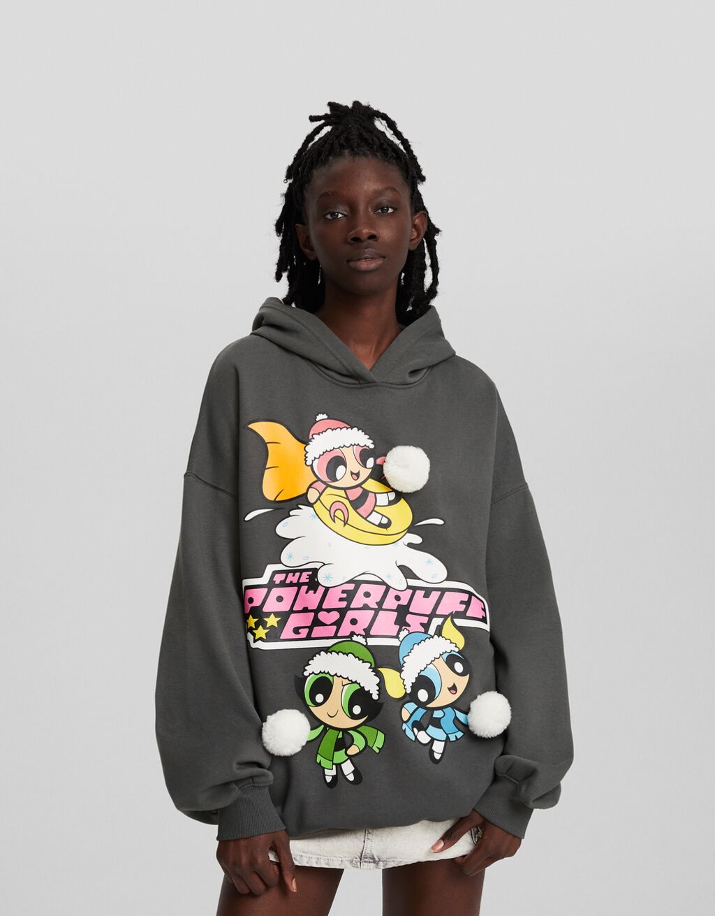 Sudadera Supernenas capucha print