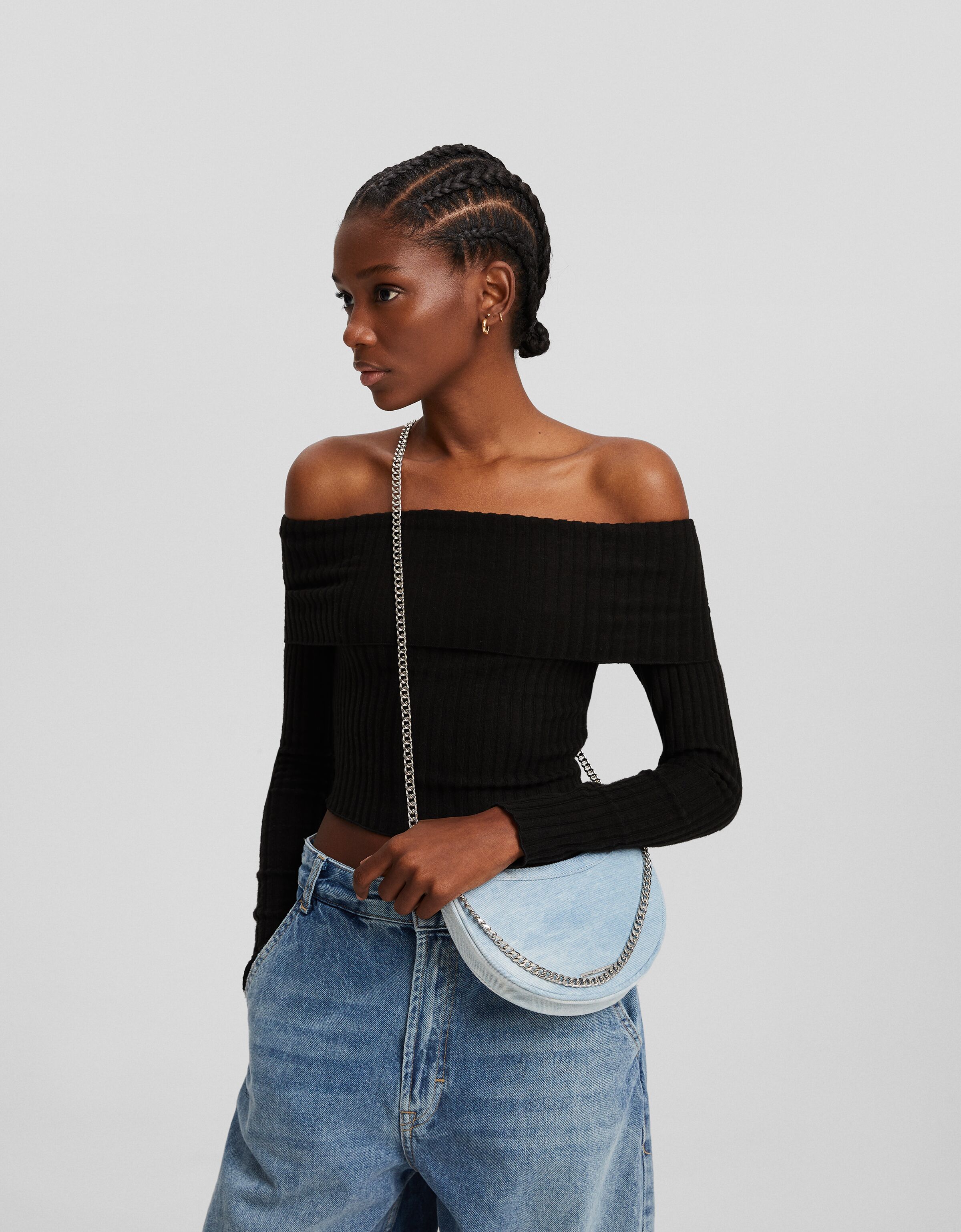 Bolso bandolera denim multiposición