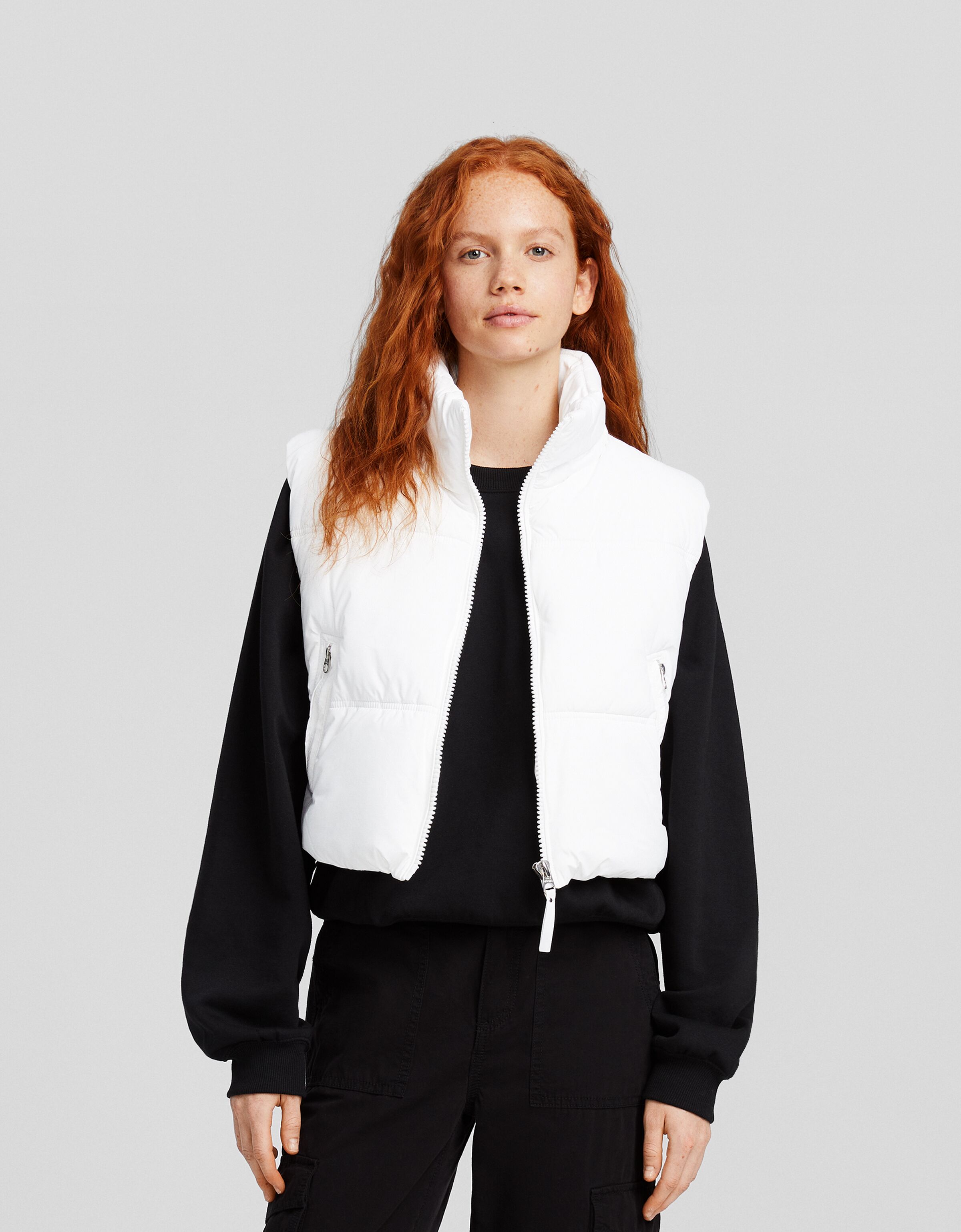 Chaleco cropped técnico