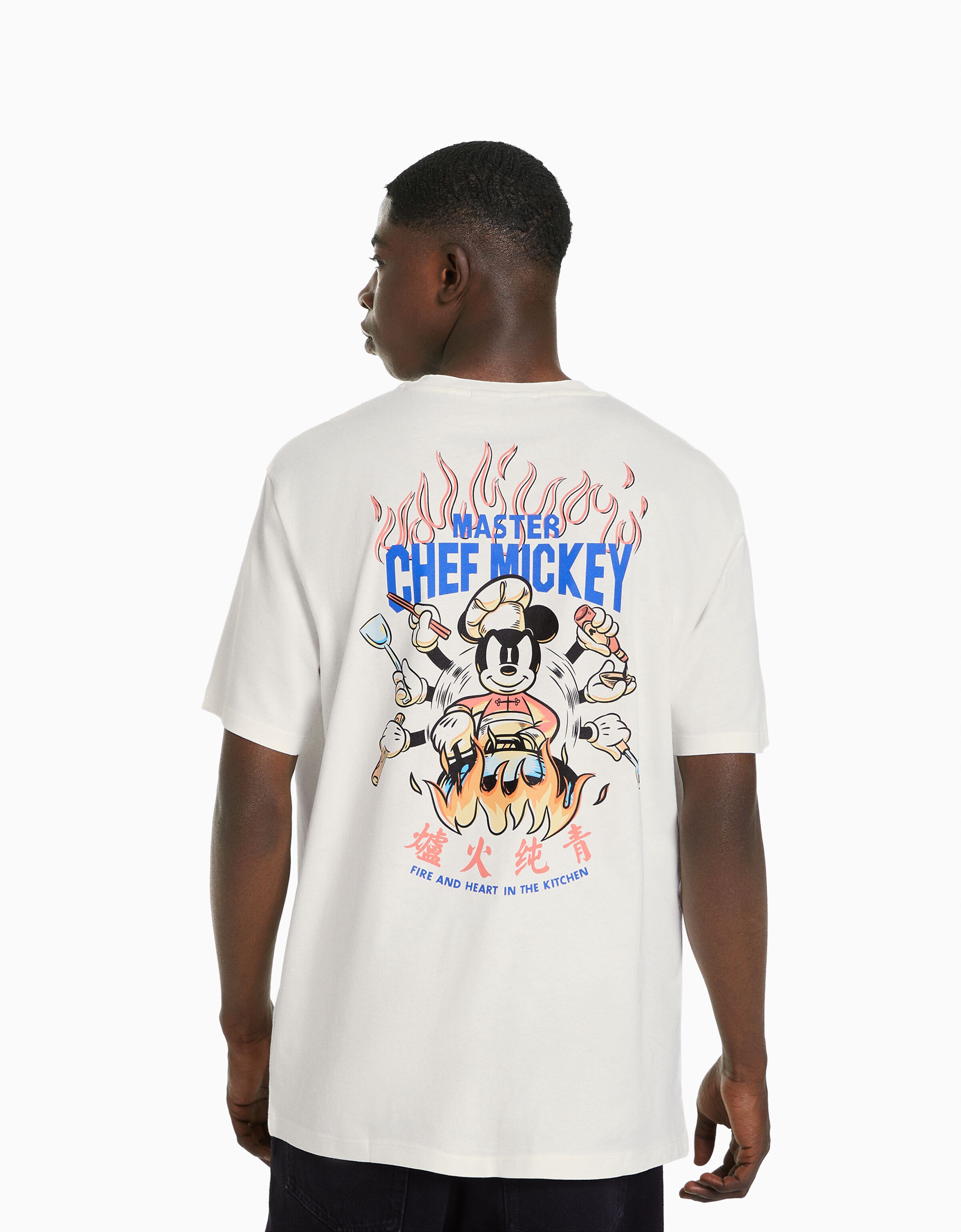 Camiseta Mickey manga corta regular fit print