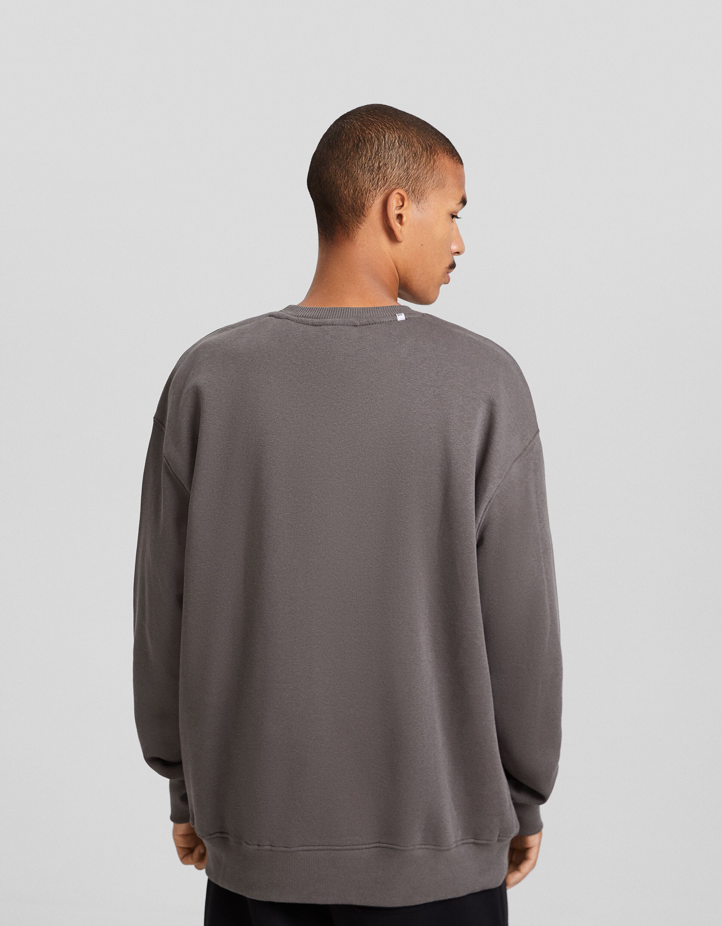 Sudadera cuello redondo