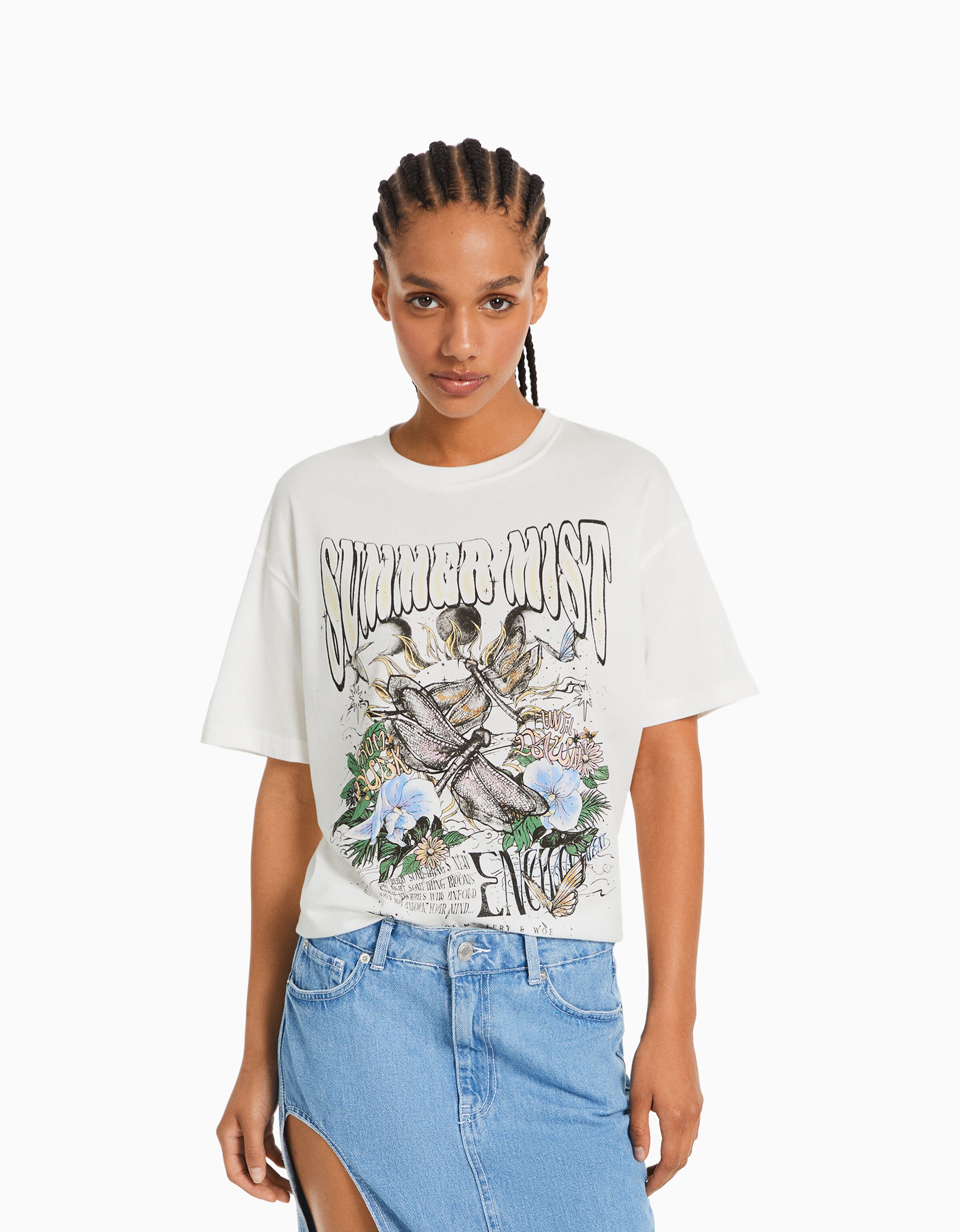 Camiseta manga corta print