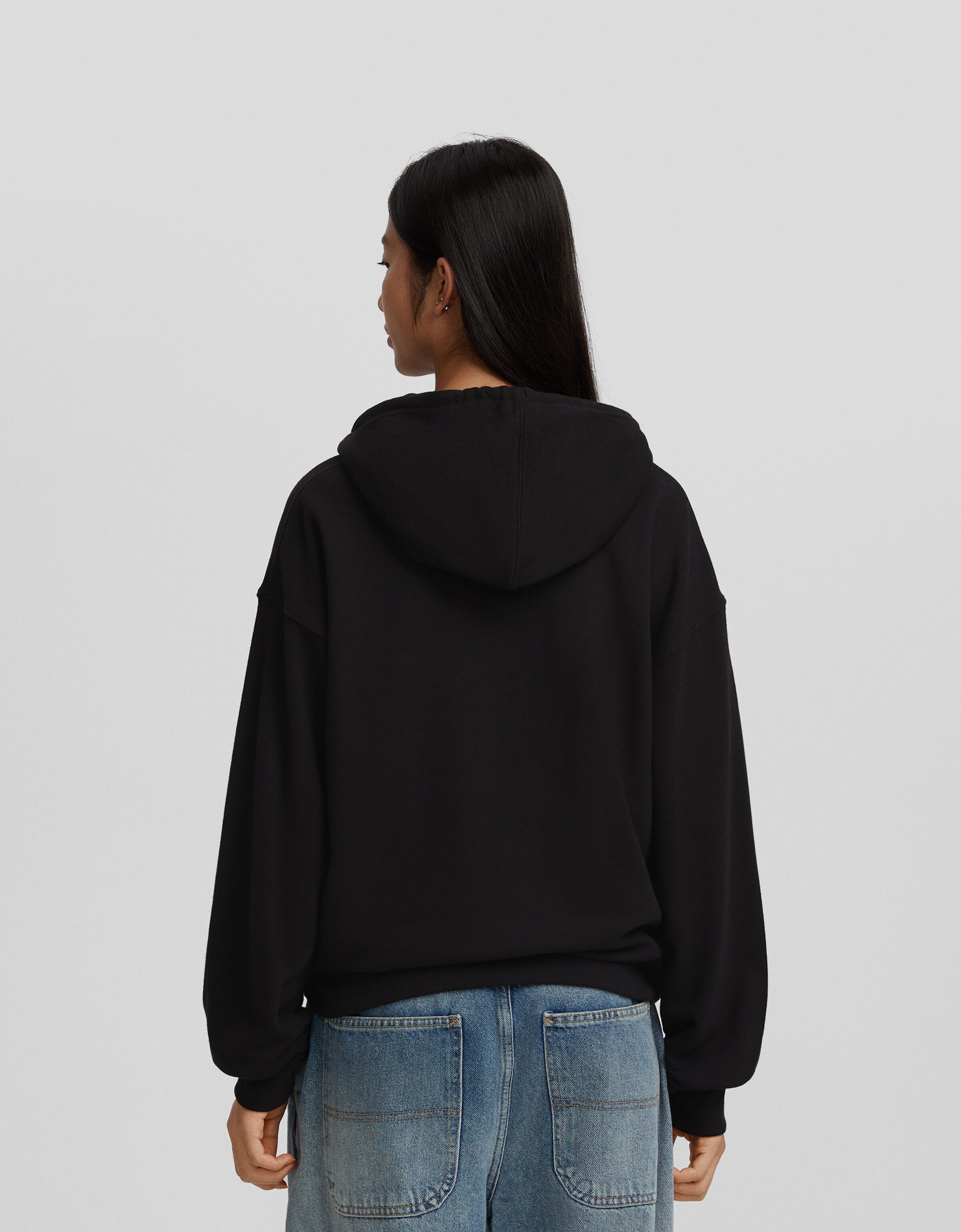 Sudadera Trending Now capucha oversize print