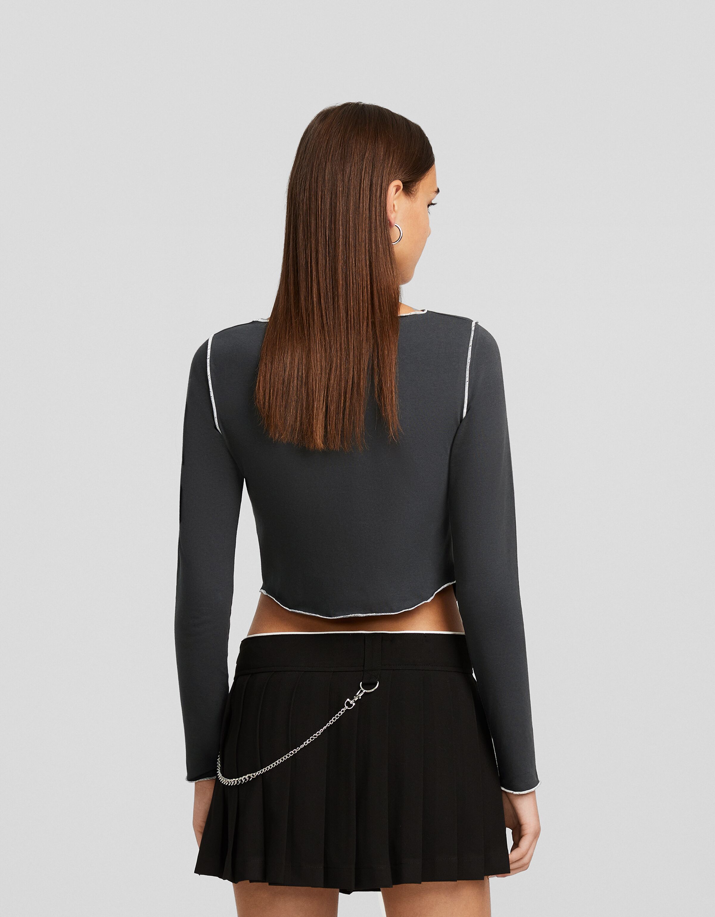 Camiseta Monster High manga larga print